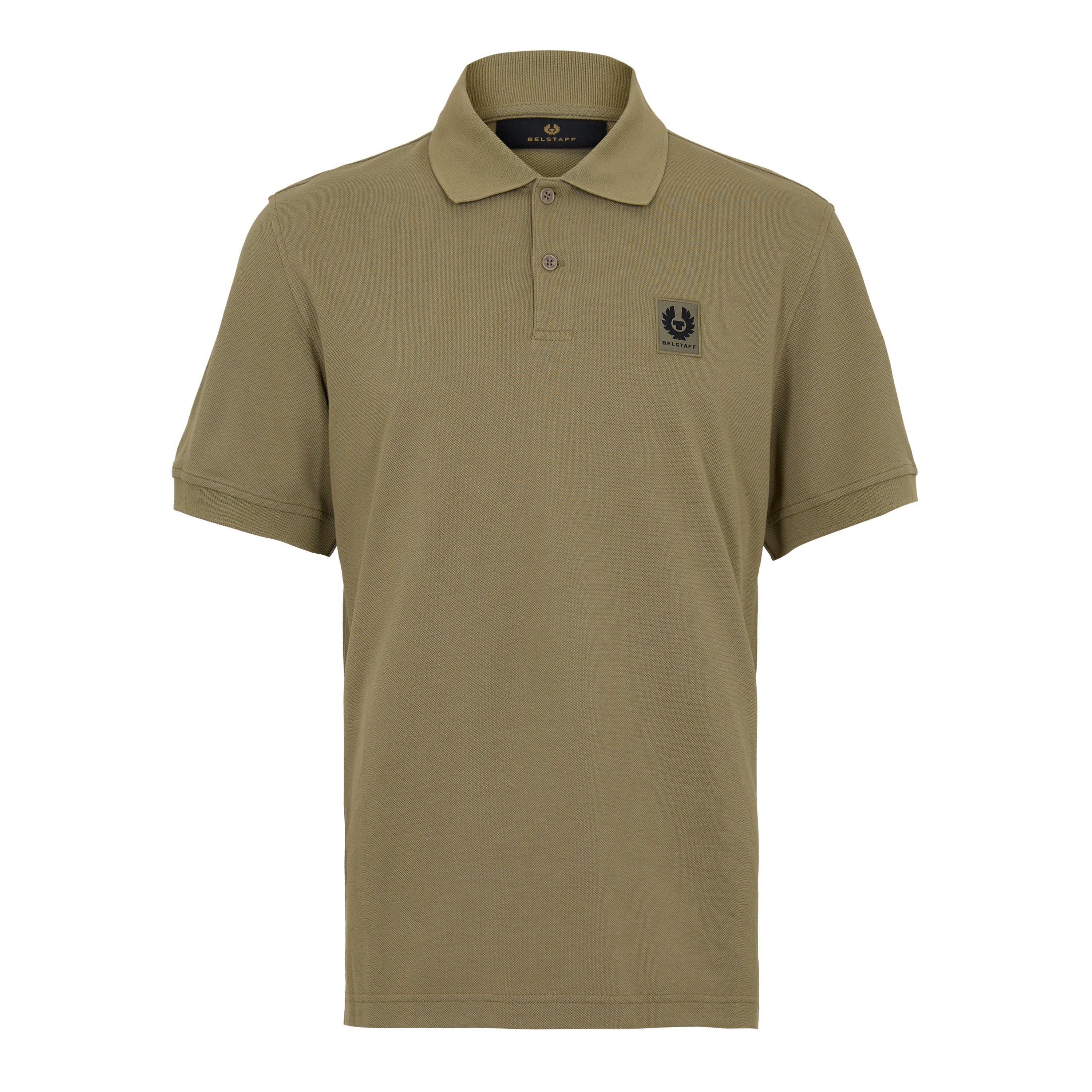Belstaff Cotton Pique Polo - Fatigue Green - L