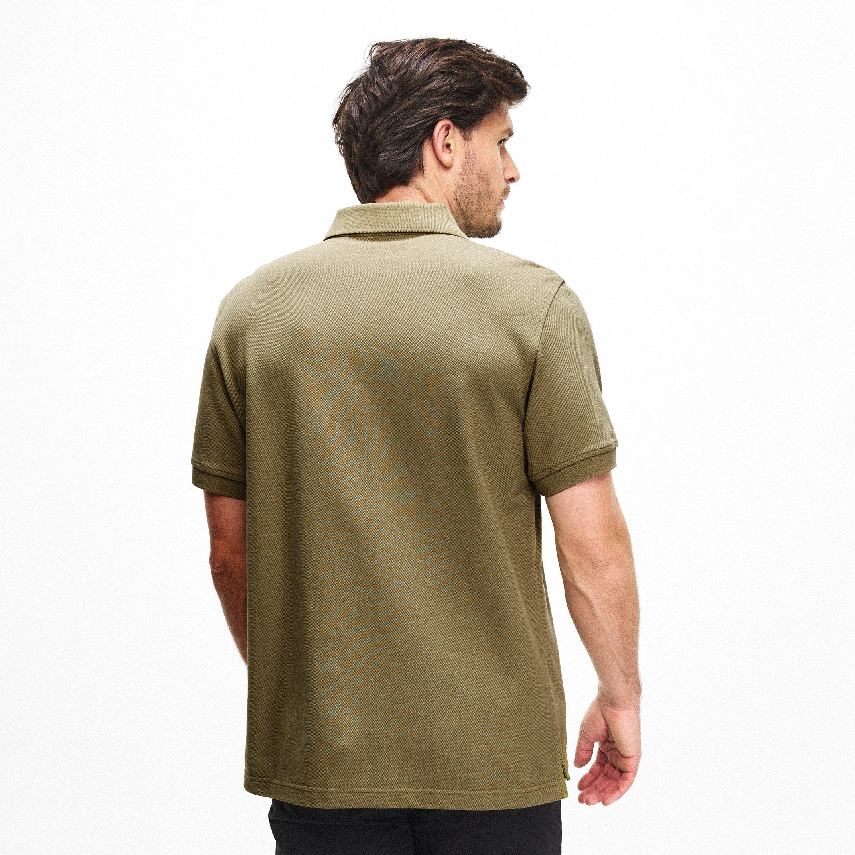 Fatigue Green - Belstaff - Cotton Pique Polo - 4