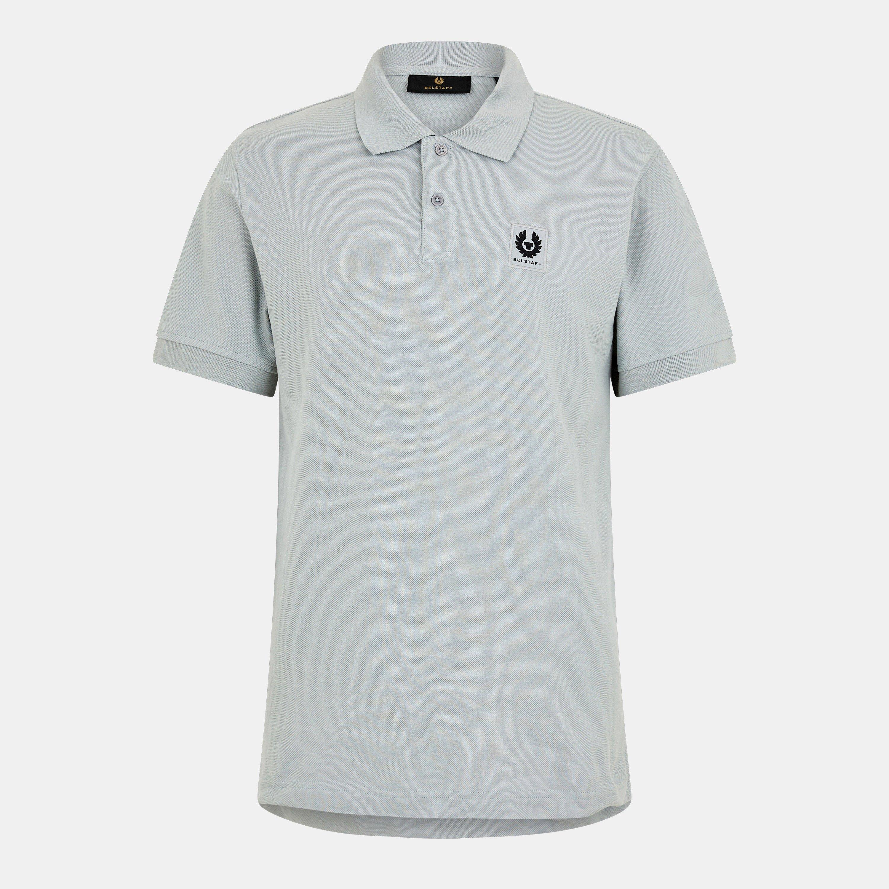 Belstaff Cotton Pique Polo - Quarry Blue - S