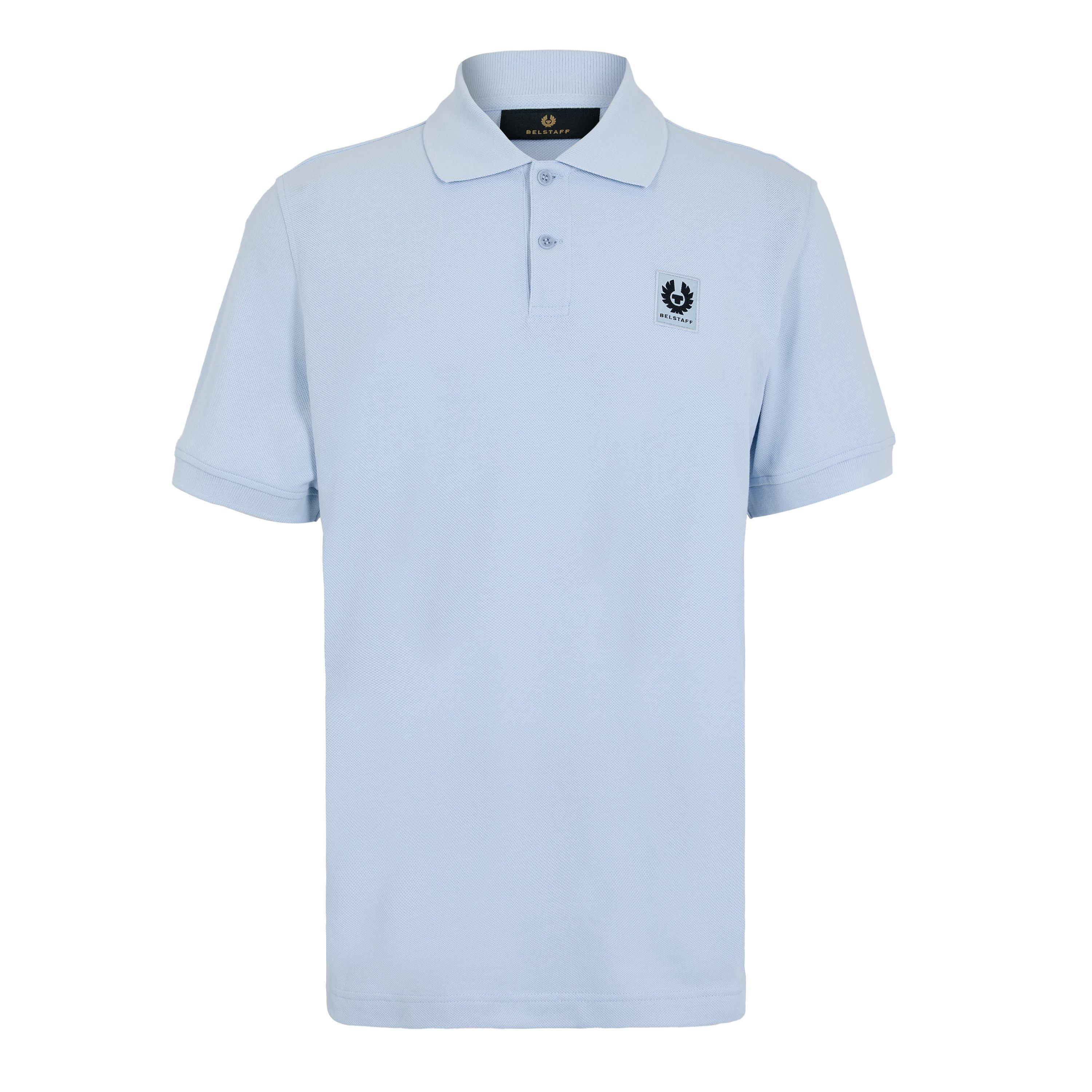 Belstaff Cotton Pique Polo - Sky Blue - L