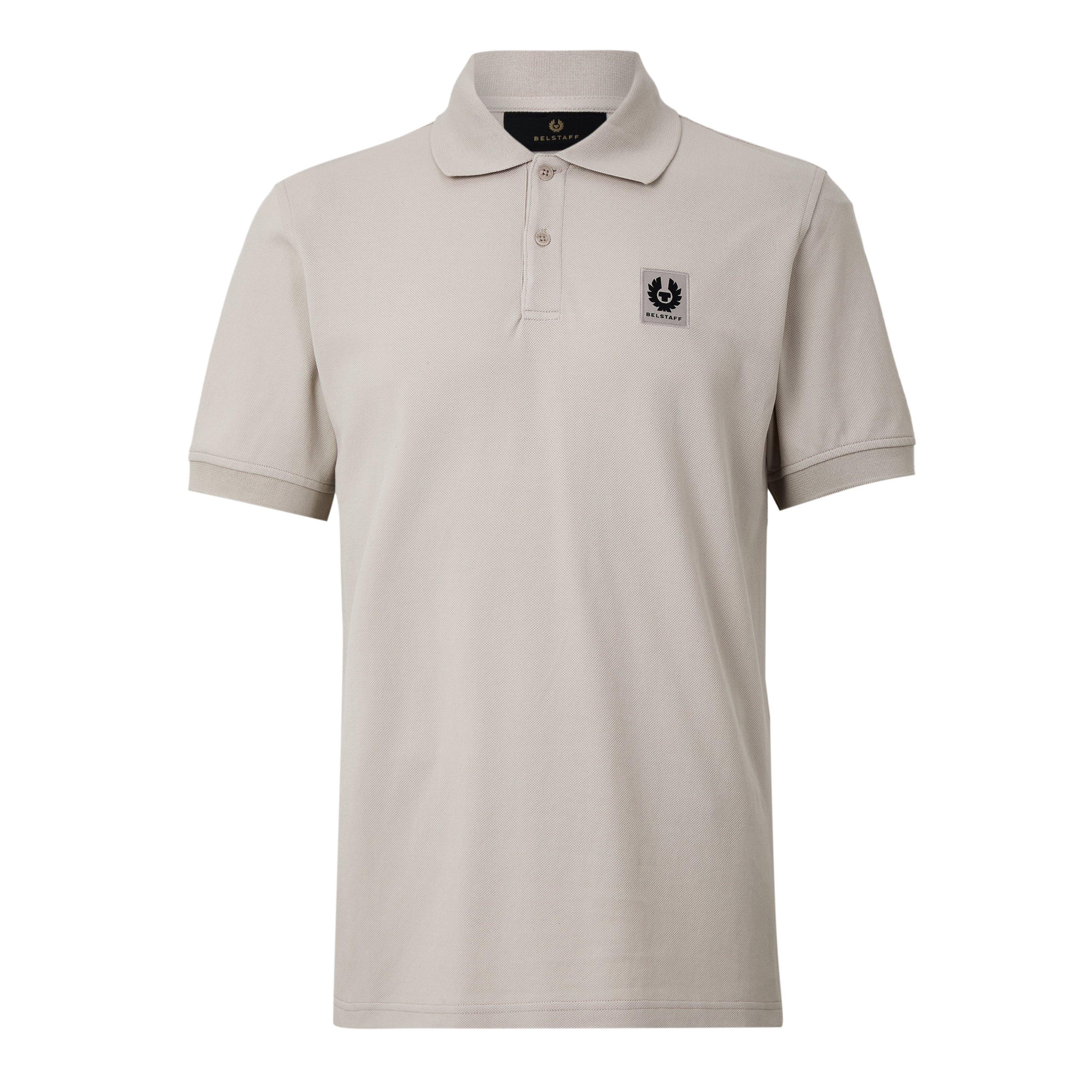 Belstaff Men's Cotton Pique Polo - Pale Stone - XL