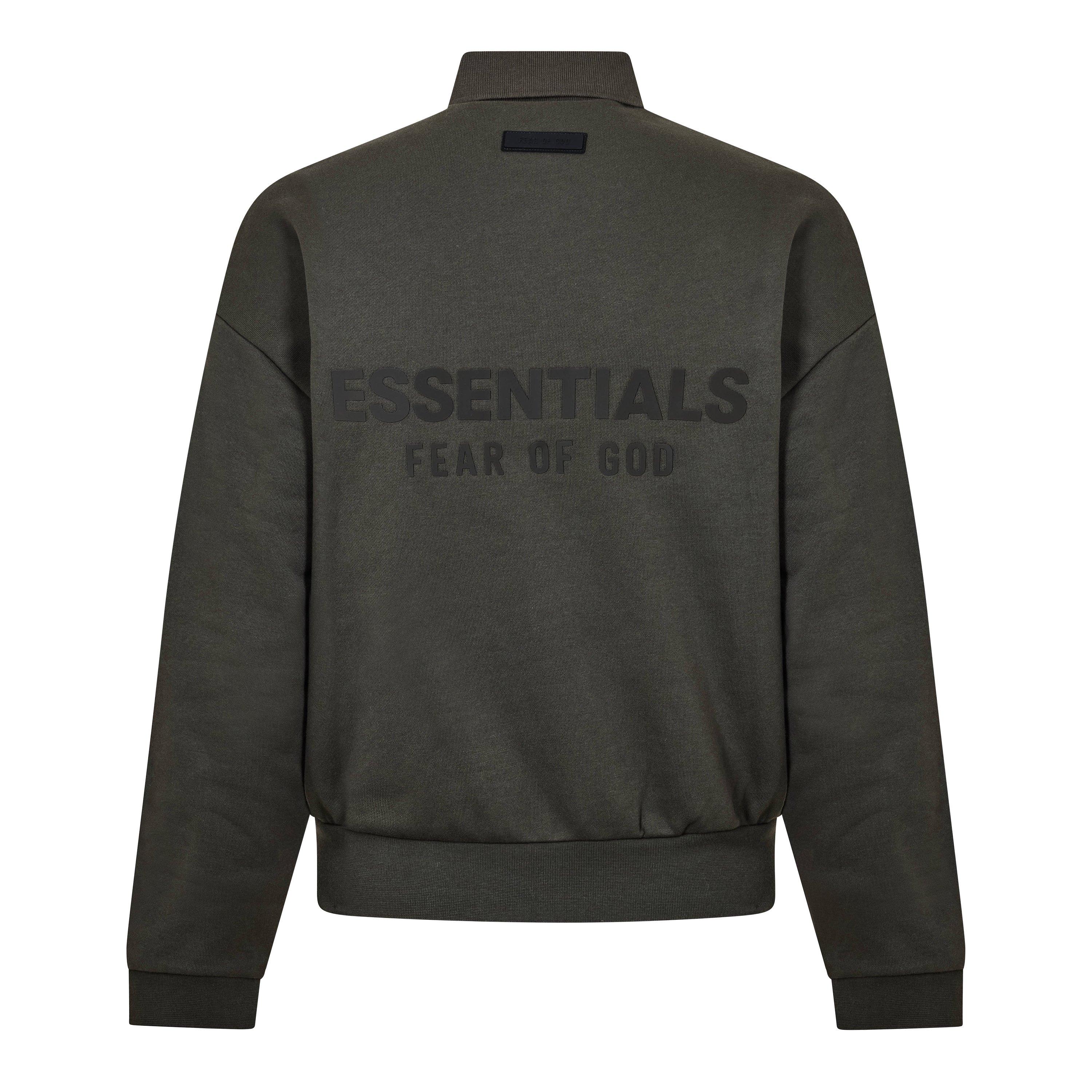 Ink - Fear Of God Essentials - Men's Long Sleeve Polo Shirt - 2