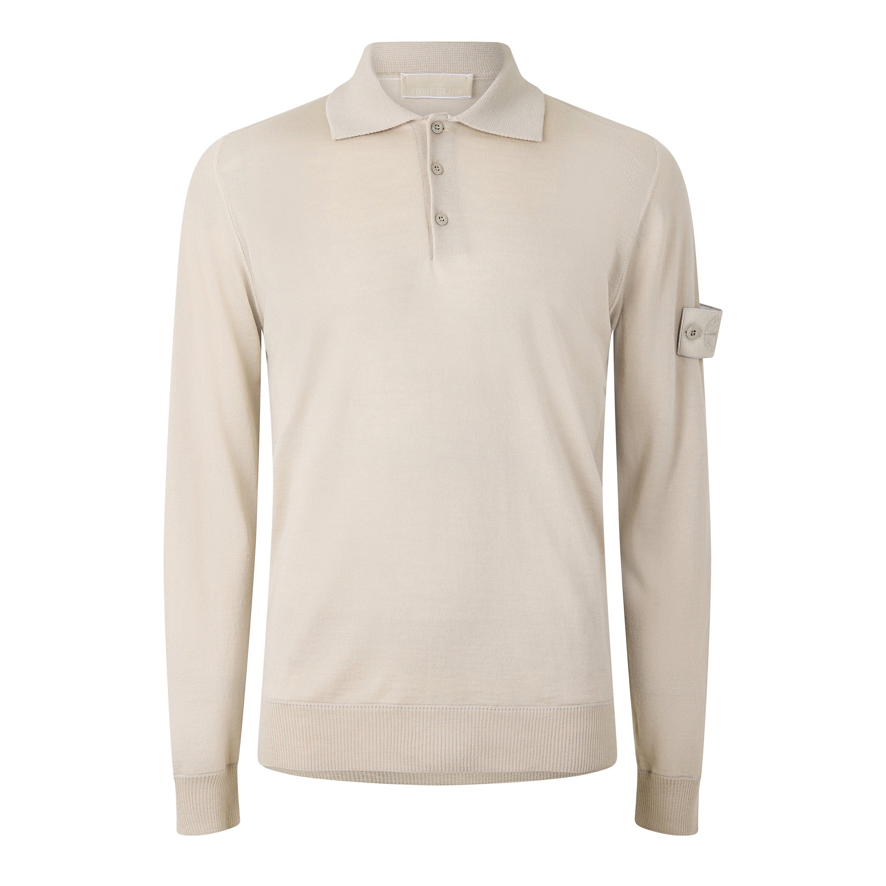 Beige V0090 - Stone Island - Stone GH LS Polo Sn64 - 1