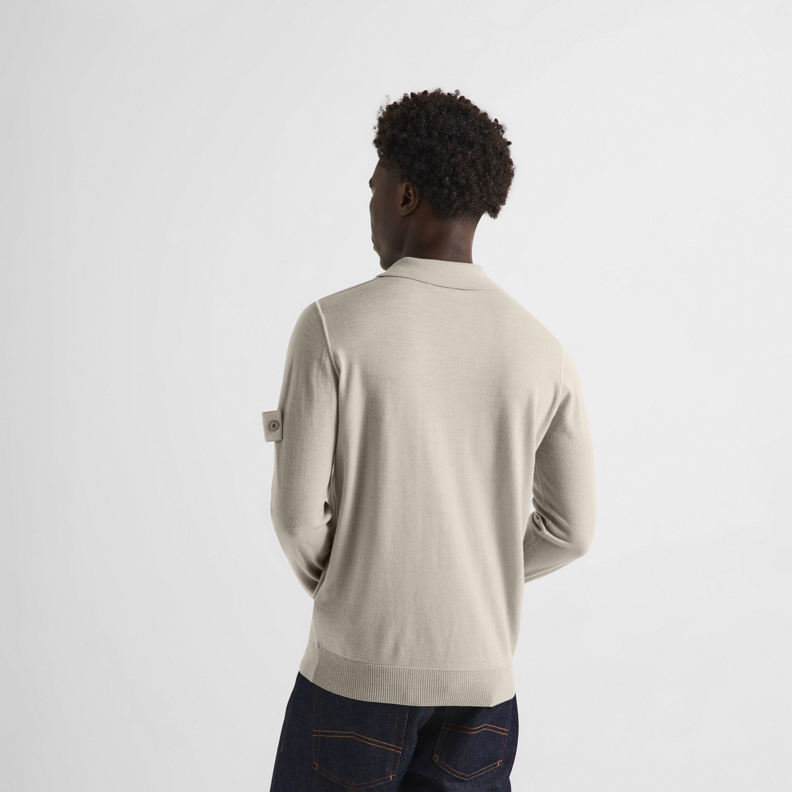 Beige V0090 - Stone Island - Stone GH LS Polo Sn64 - 4