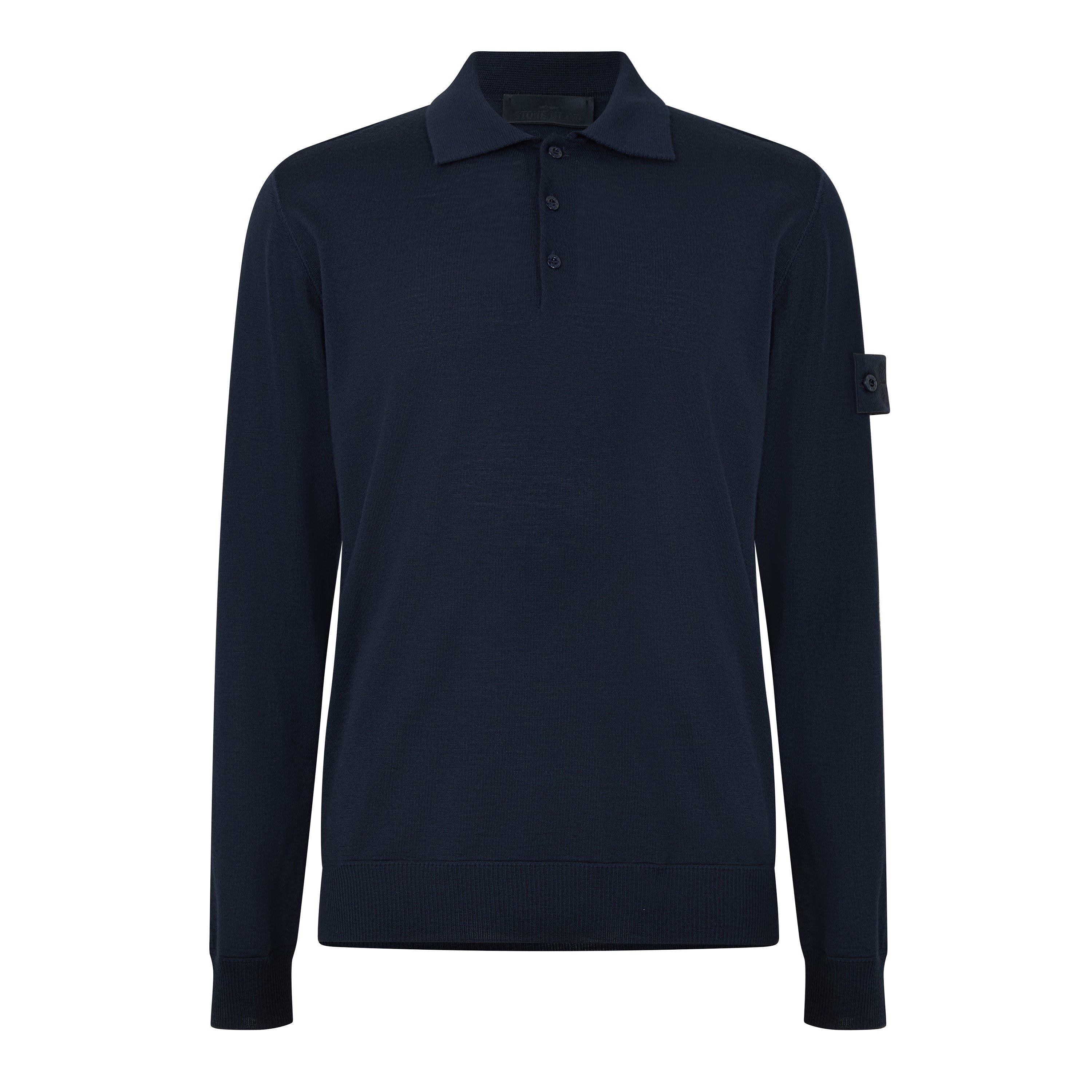 Stone Island Stone GH LS Polo Sn64 - Navy V0020 - XL