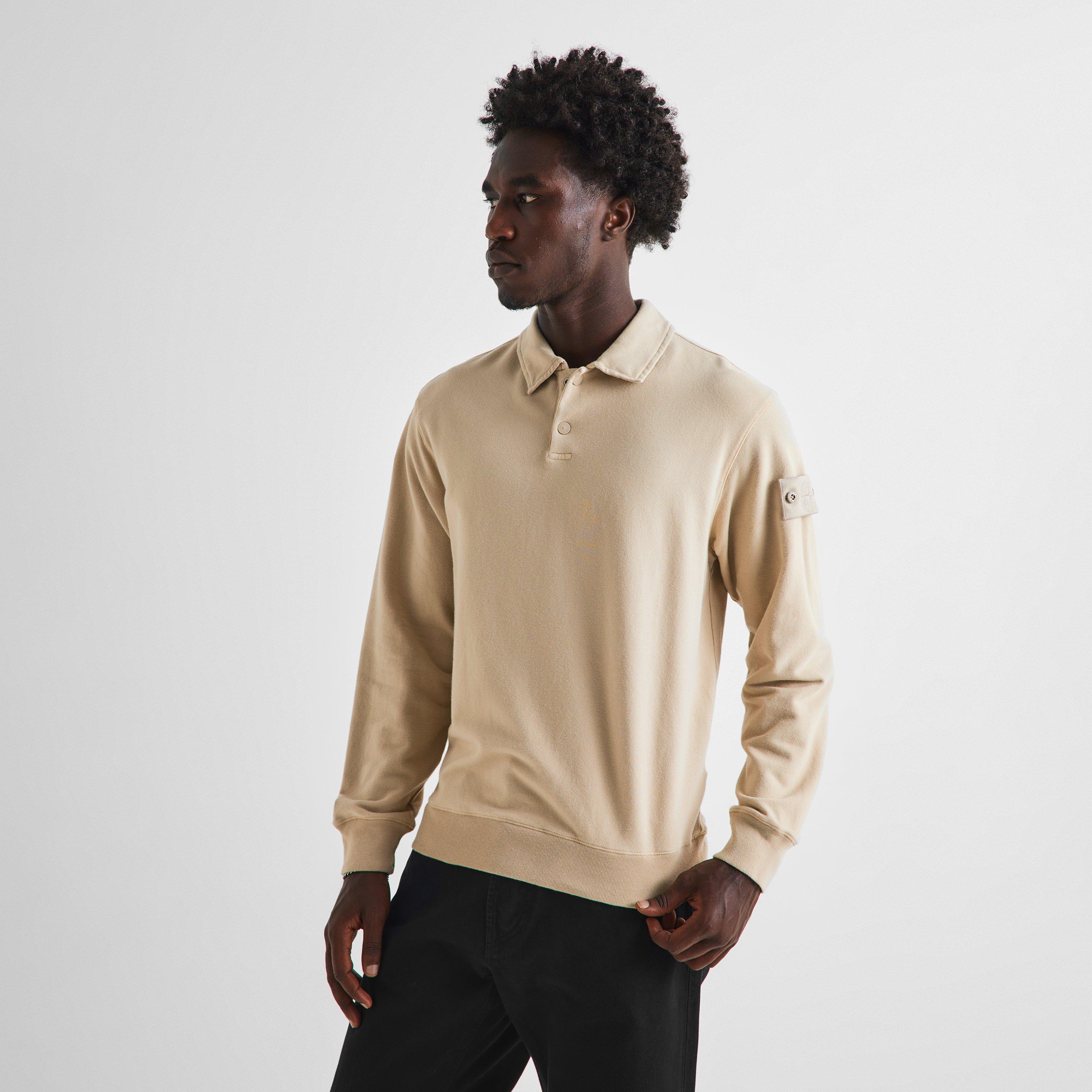 Beige V0090 - Stone Island - Stone GH LS Polo Sn64 - 3