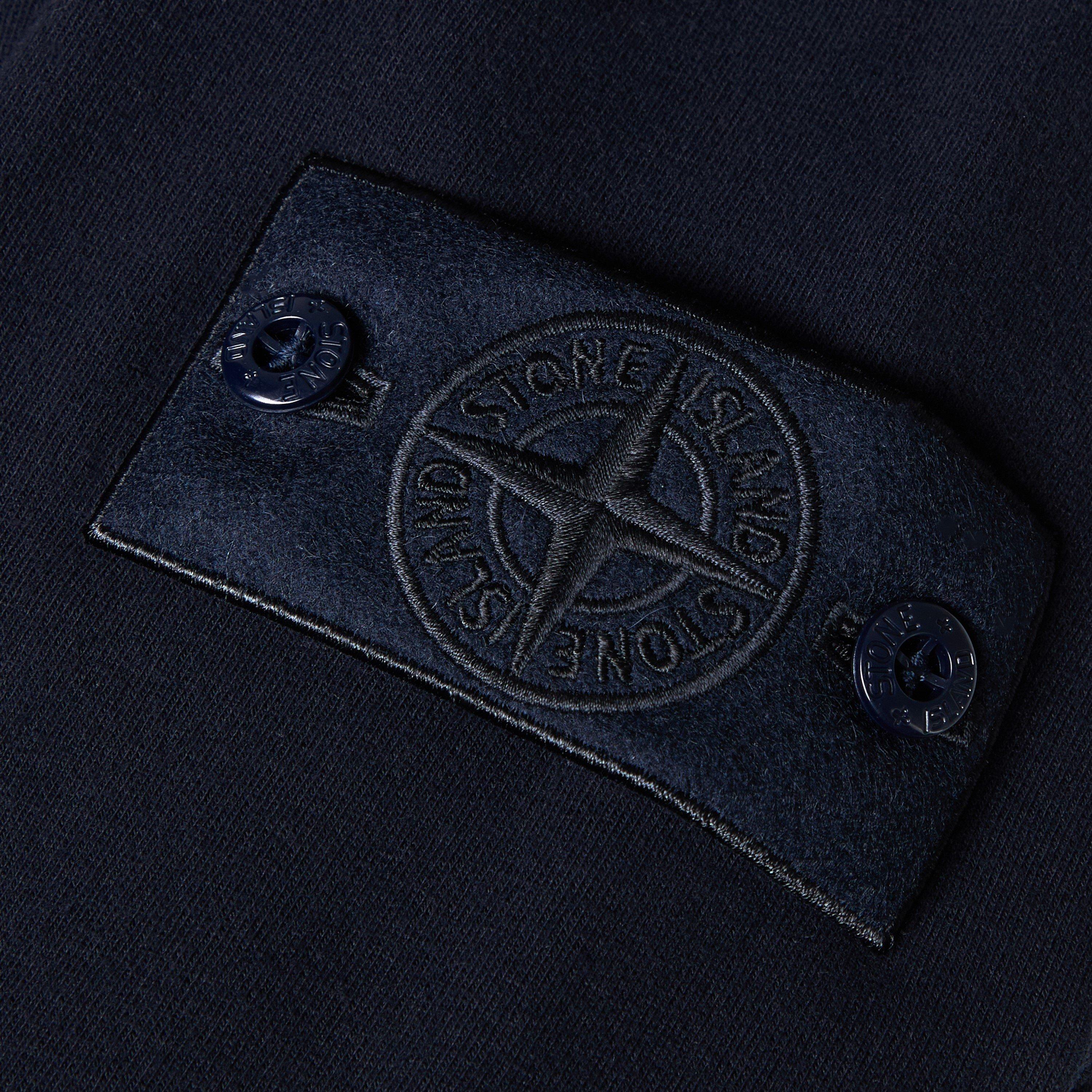 Navy V0020 - Stone Island - Stone GH LS Polo Sn64 - 3