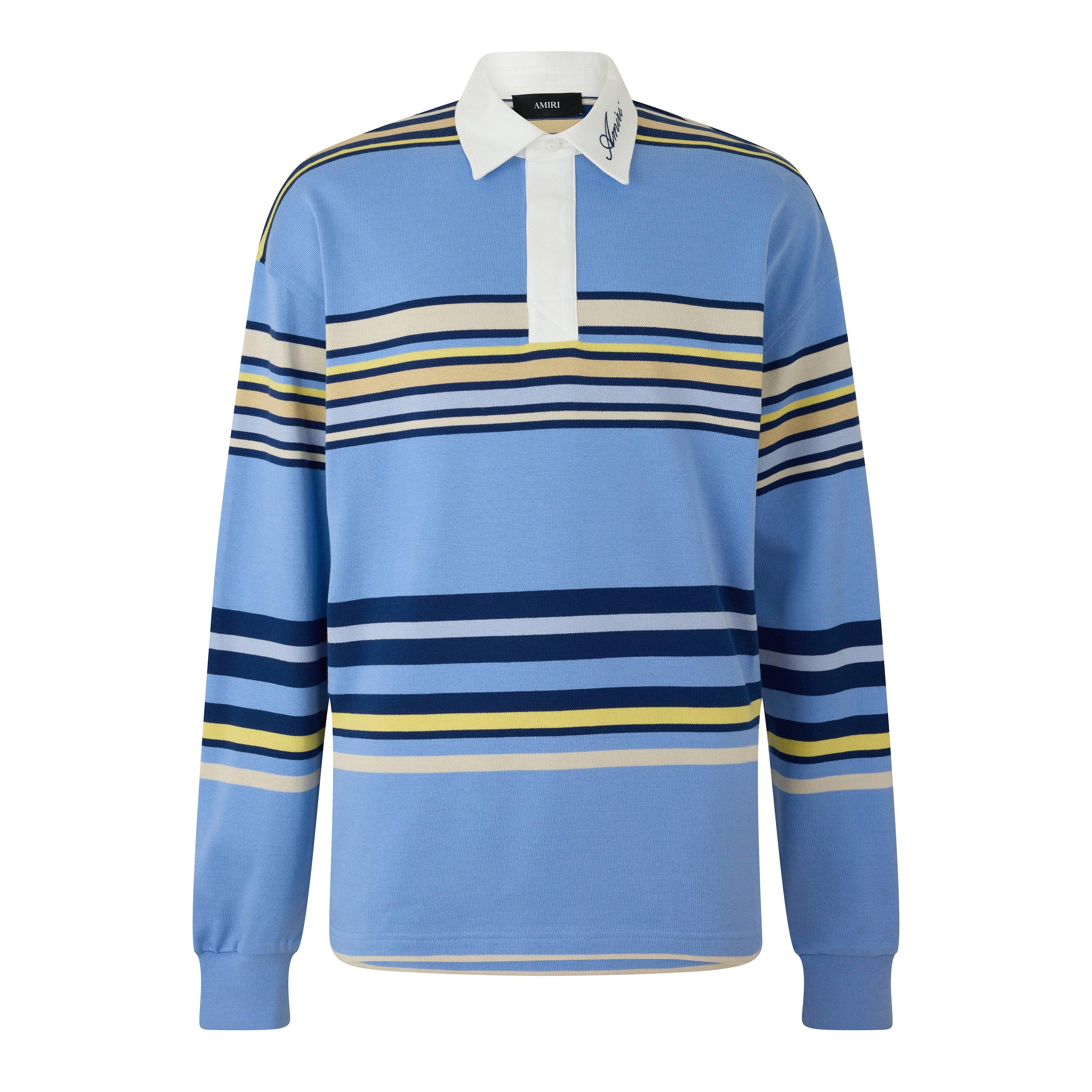 Blue - Amiri - Amiri Striped OS Pol Sn63 - 1