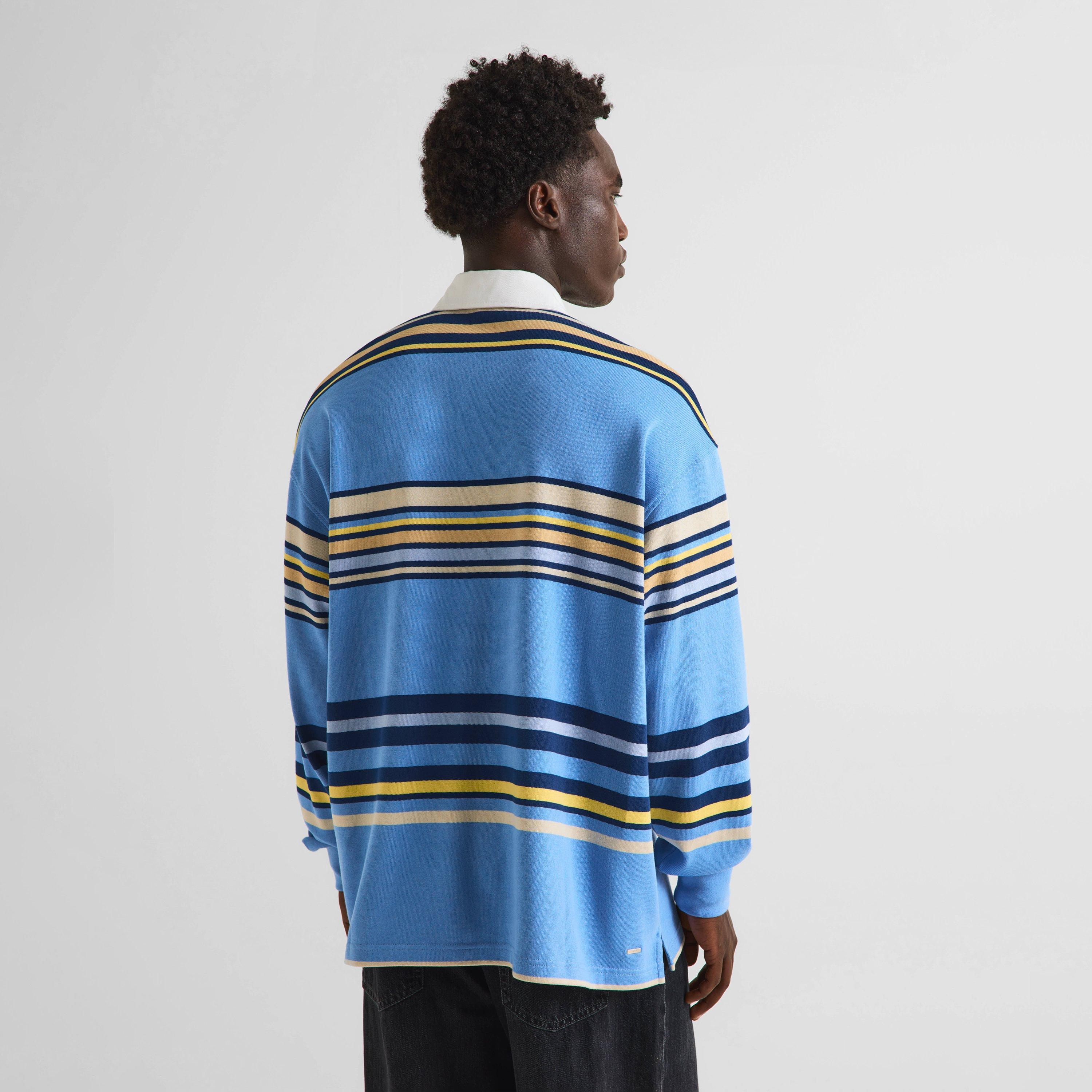 Blue - Amiri - Amiri Striped OS Pol Sn63 - 4