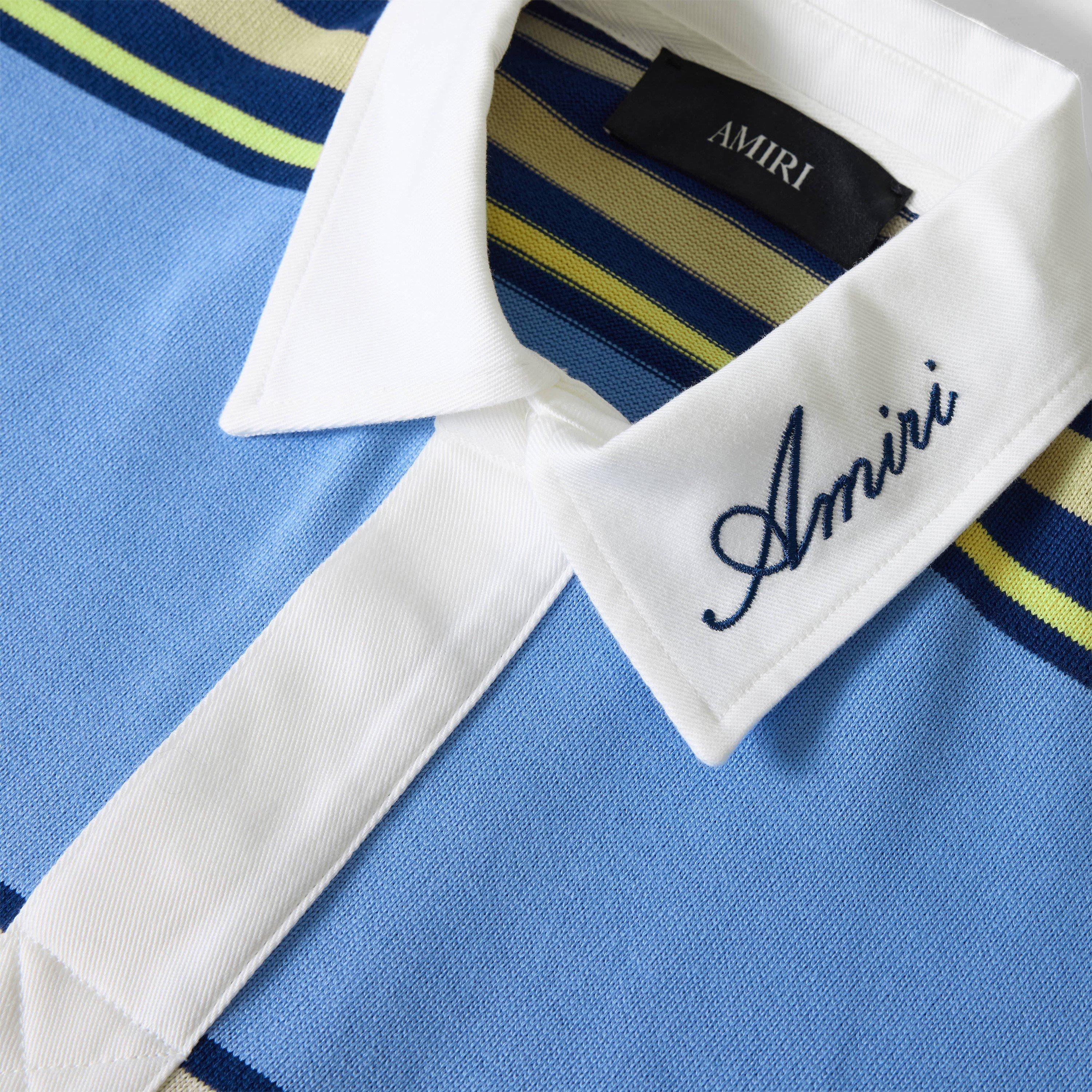 Blue - Amiri - Amiri Striped OS Pol Sn63 - 3