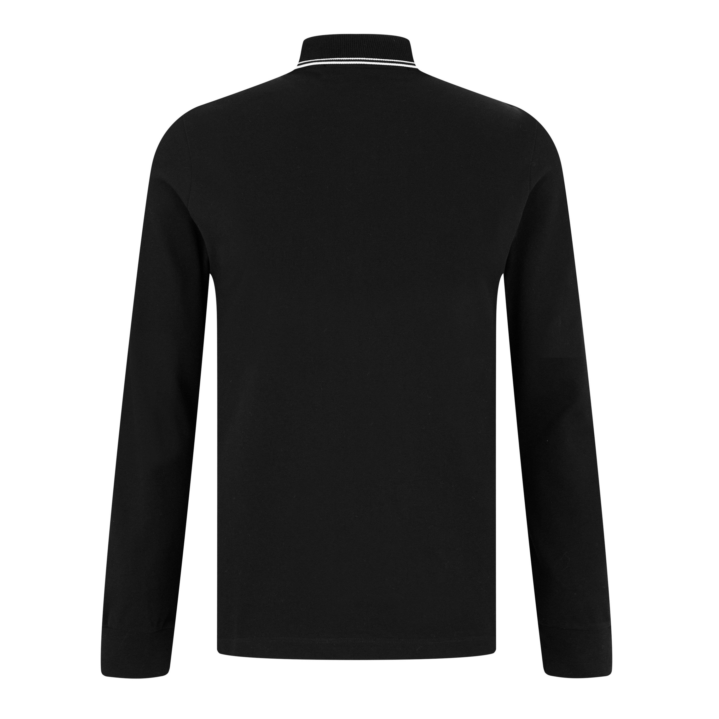 Nero V0029 - Stone Island - Men's Logo Cotton Compass Patch Polo Shirt - 8