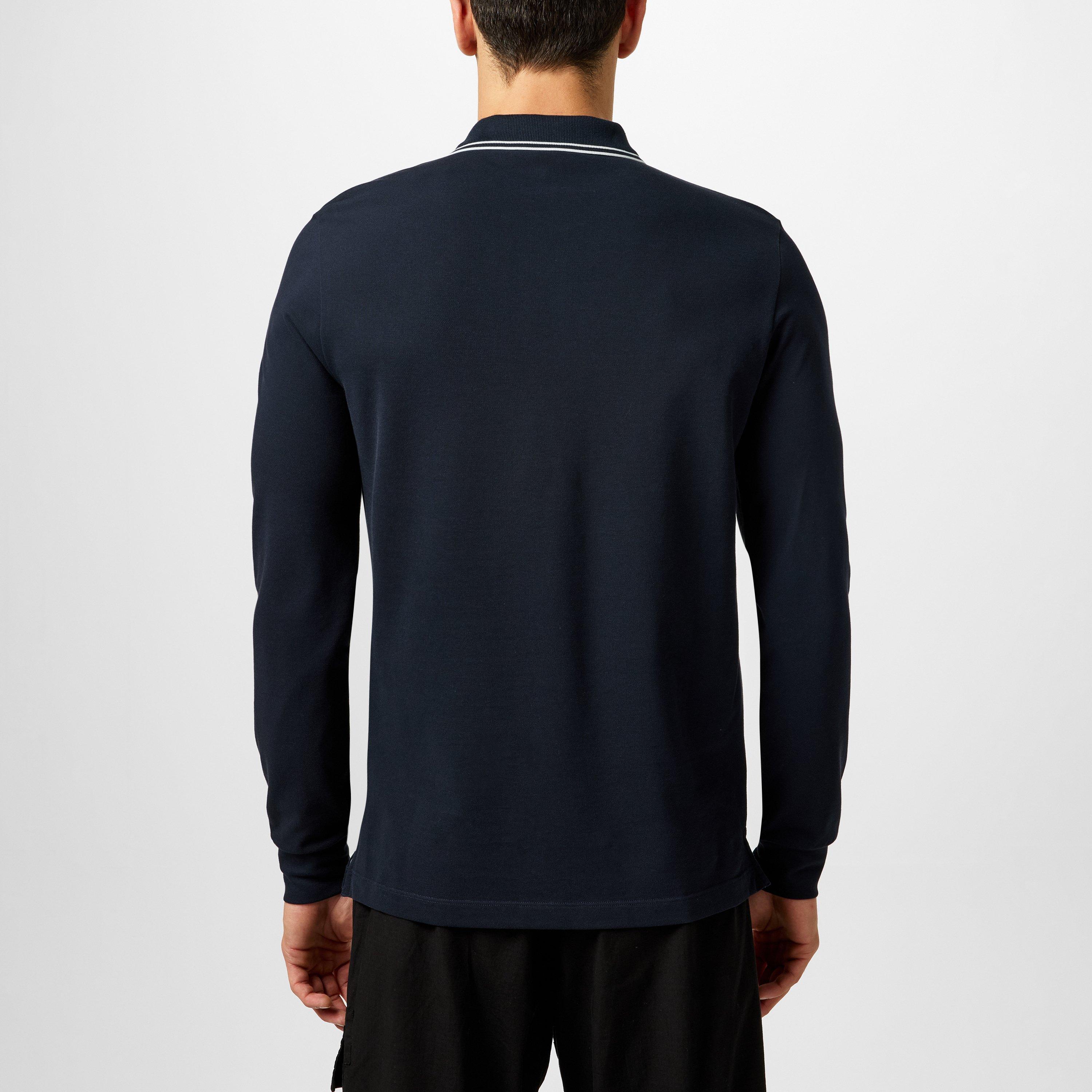 Stone Island | Men'S Logo Cotton Compass Patch Polo Shirt Stone Island | Men'S Logo Cotton Compass Patch Polo Shirt