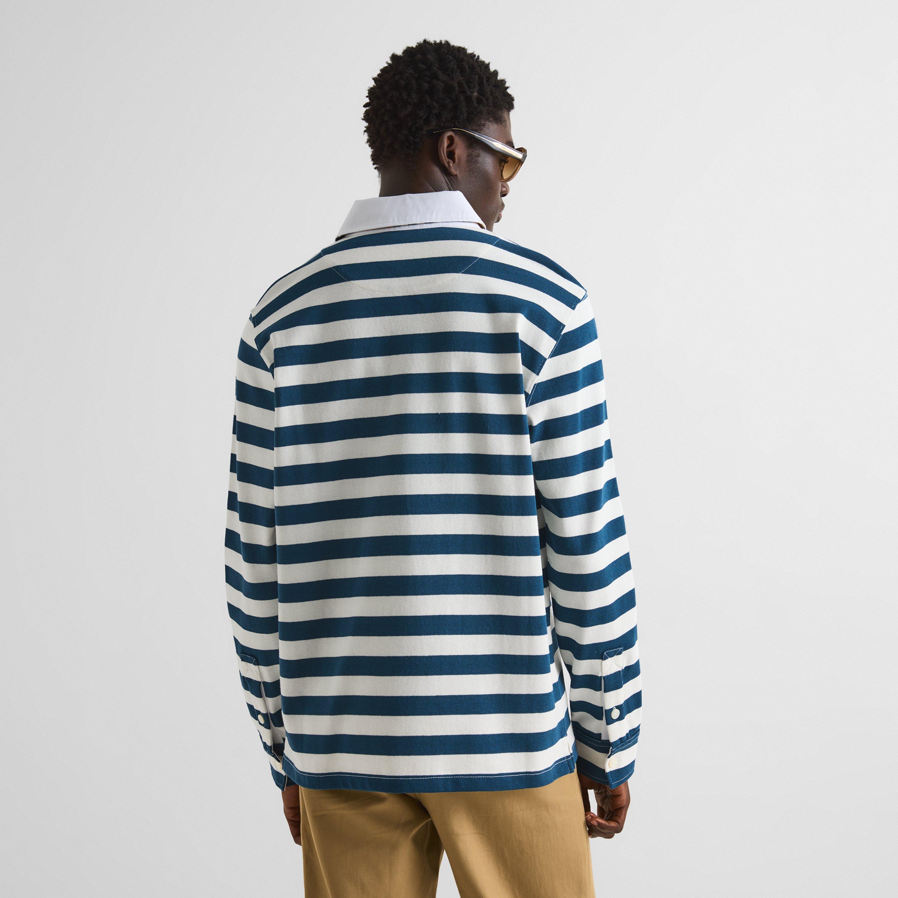 Nickle Blue - Burberry - Burb Rugby LS Polo Sn64 - 4