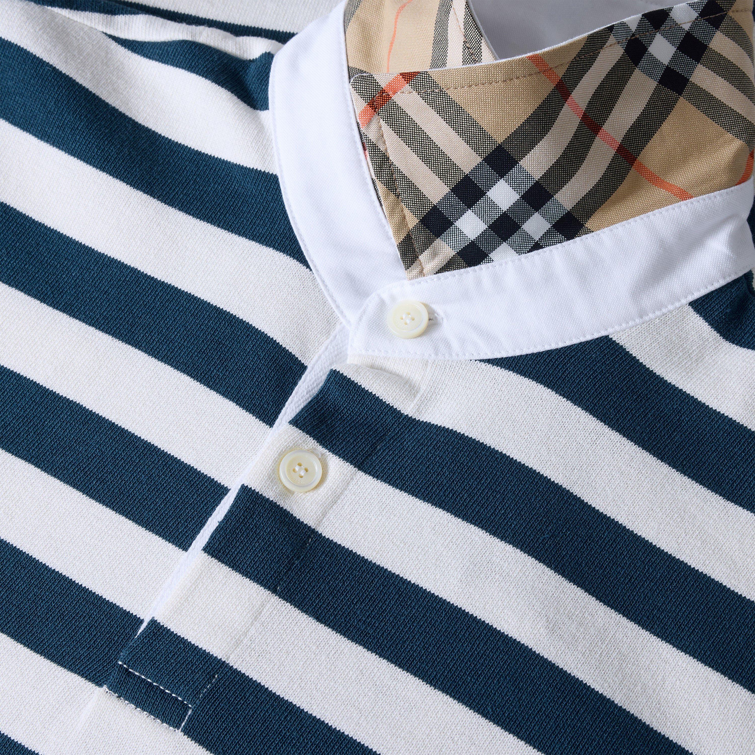 Nickle Blue - Burberry - Burb Rugby LS Polo Sn64 - 3