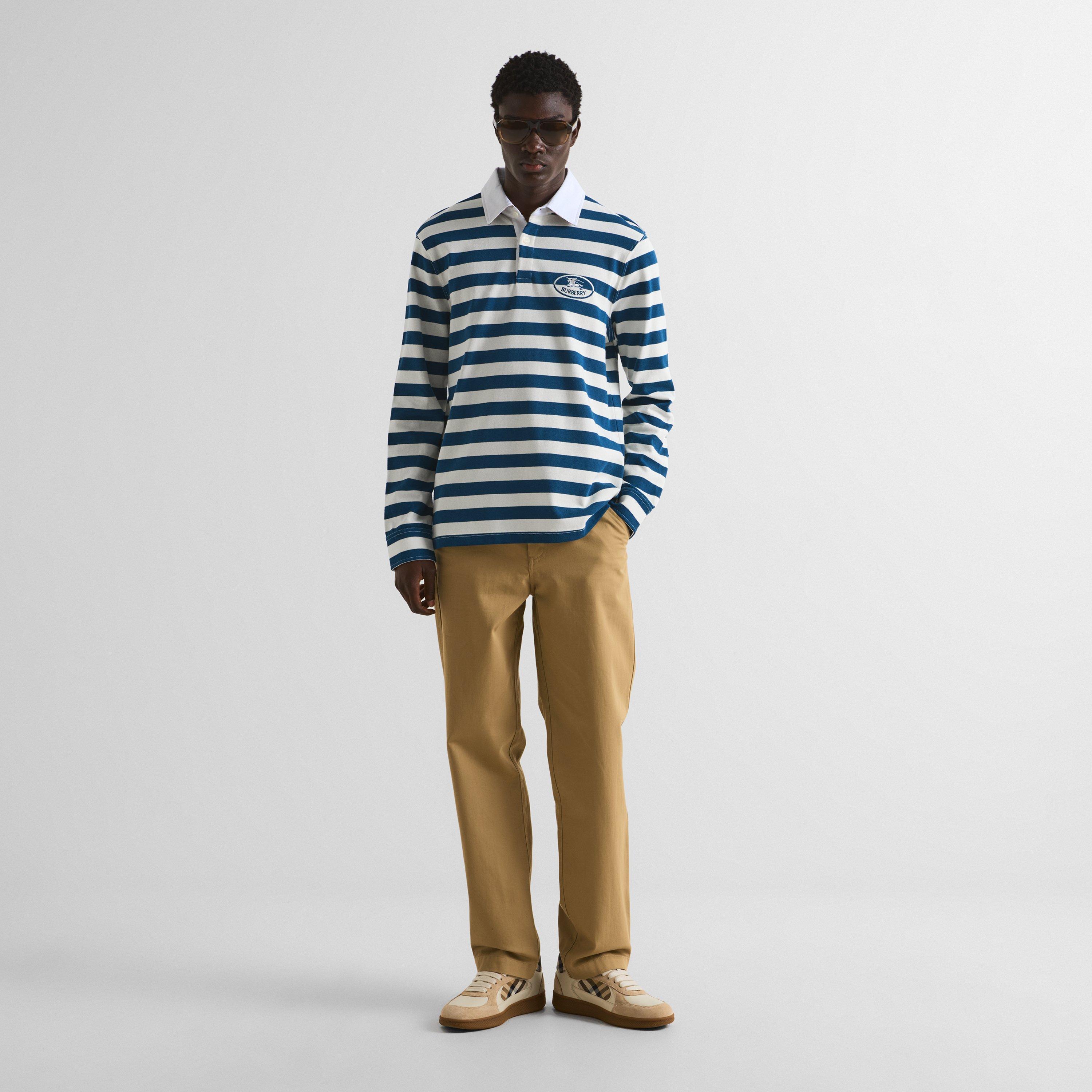 Nickle Blue - Burberry - Burb Rugby LS Polo Sn64 - 6
