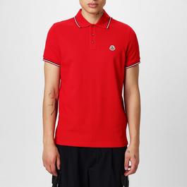 Moncler Men's Logo Cotton Maglia Polo Shirt