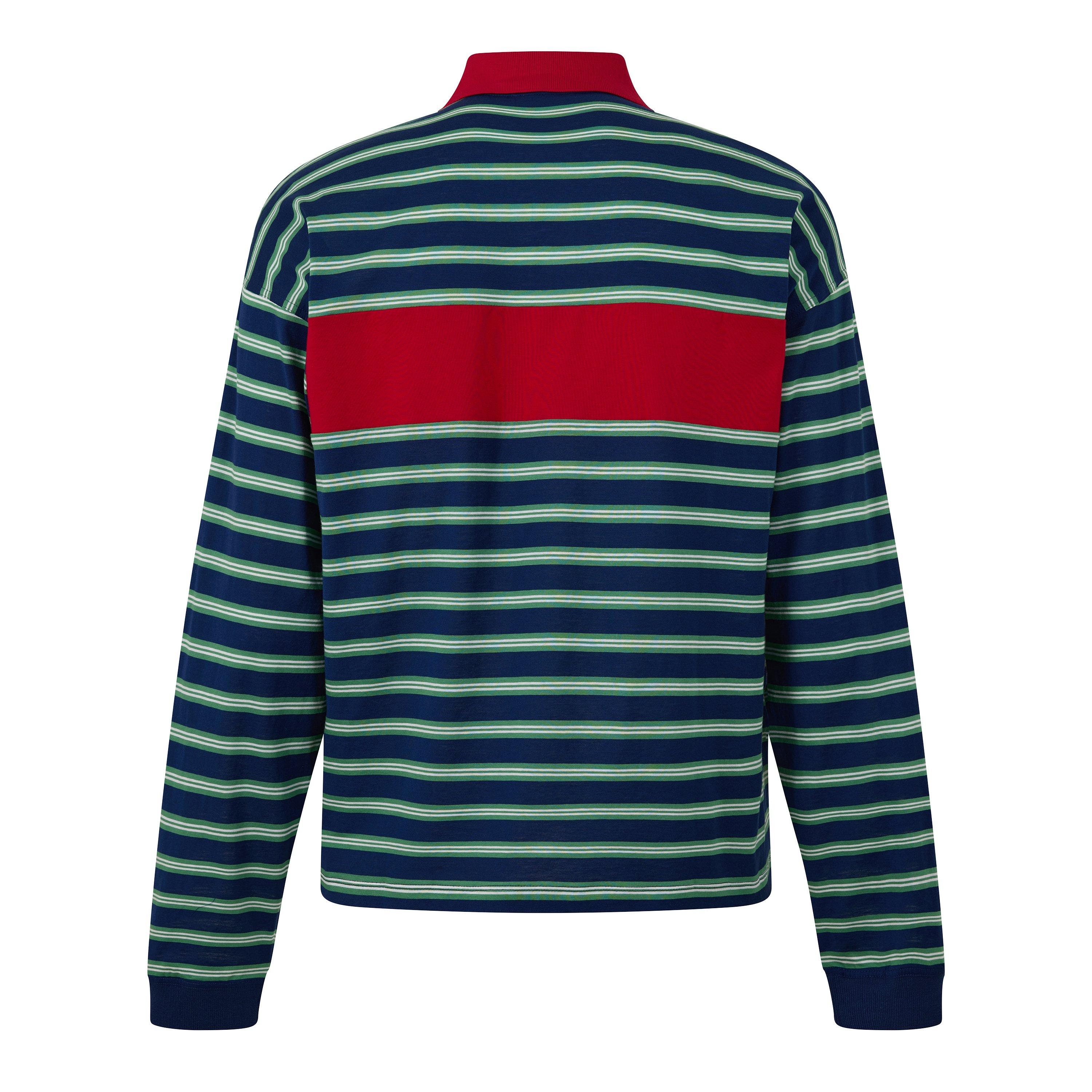 Ink/Grass/Wht - Versace - Versace Vint Str LS Sn64 - 2
