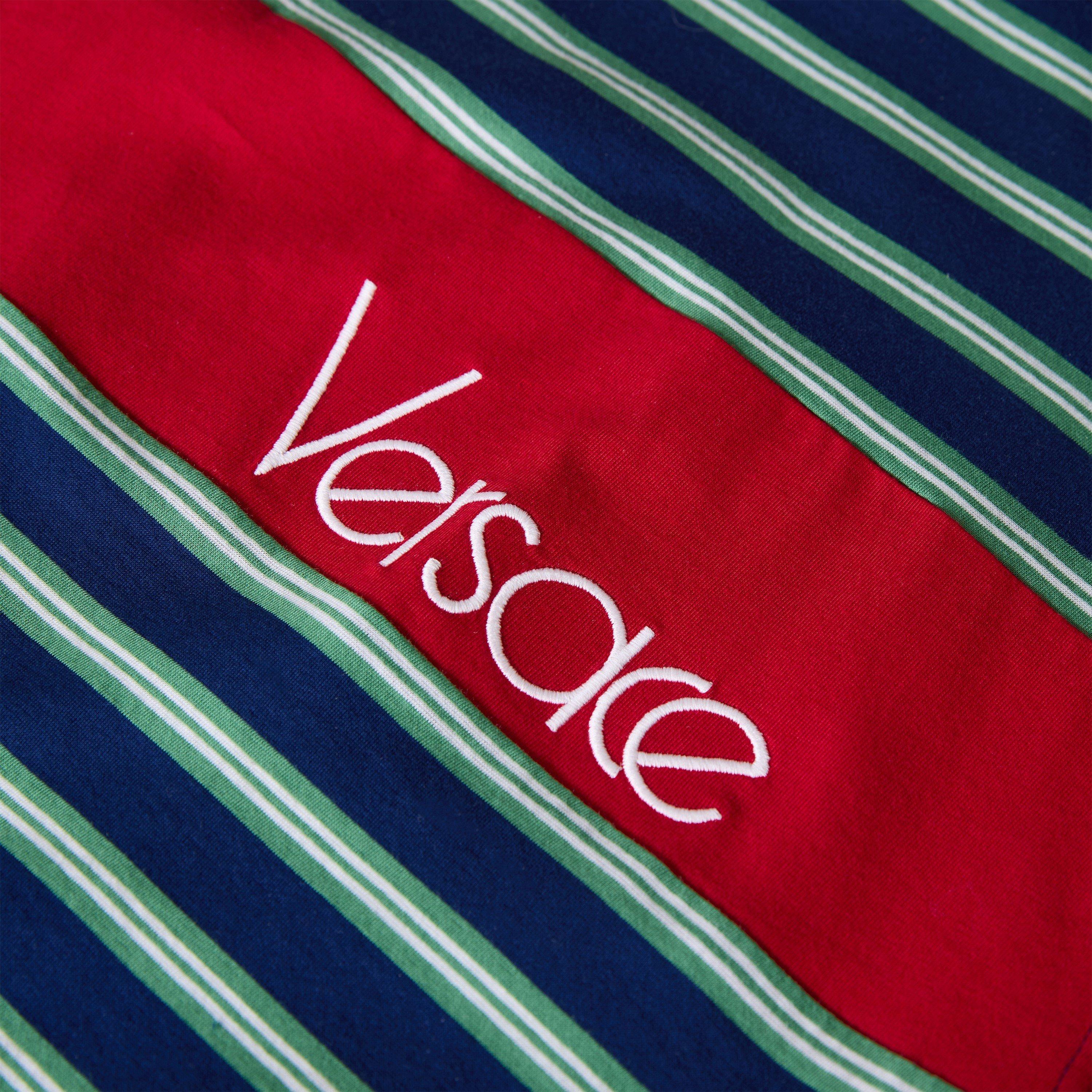 Ink/Grass/Wht - Versace - Versace Vint Str LS Sn64 - 3