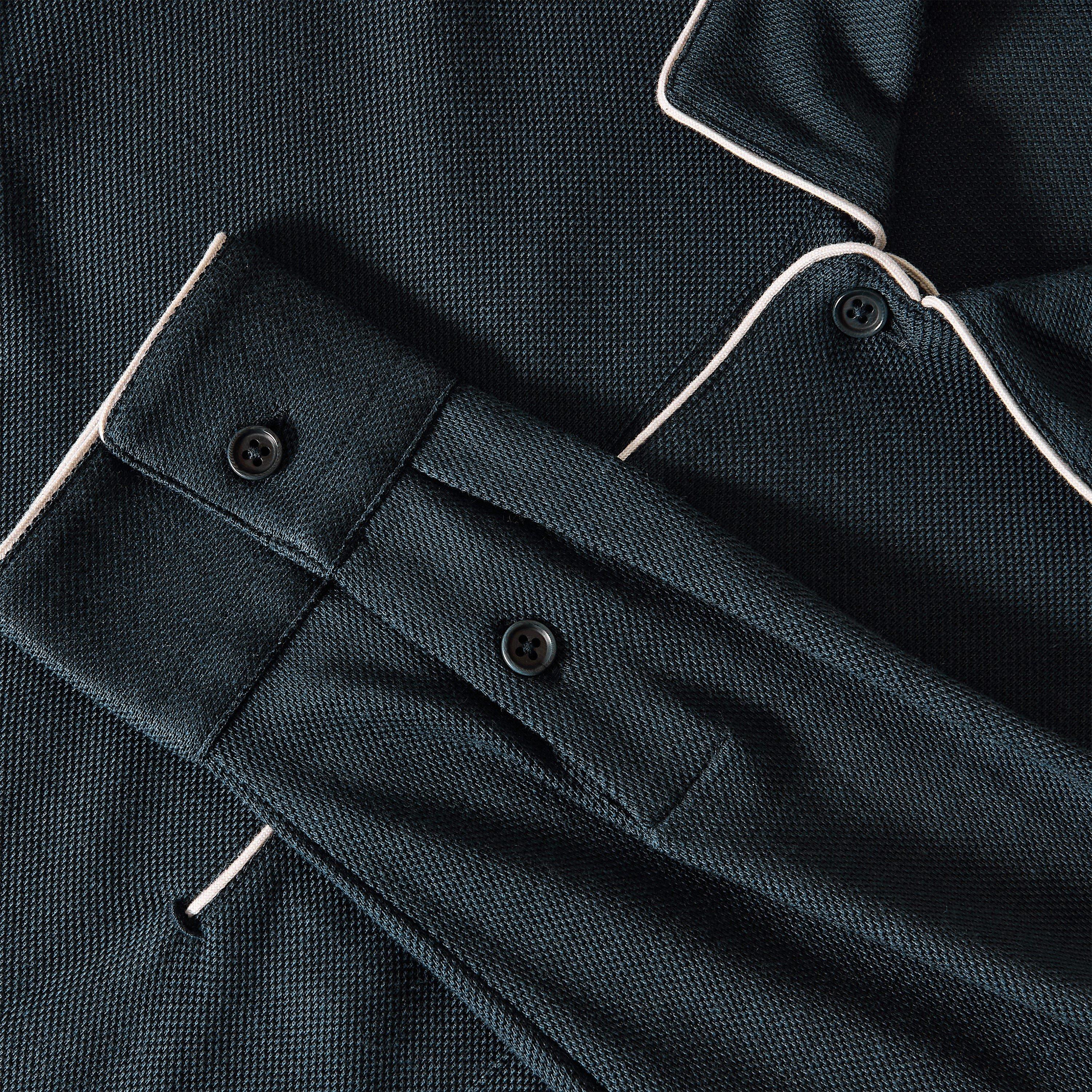 Dark Navy - Tom Ford - TF L/S Polo Sn64 - 3