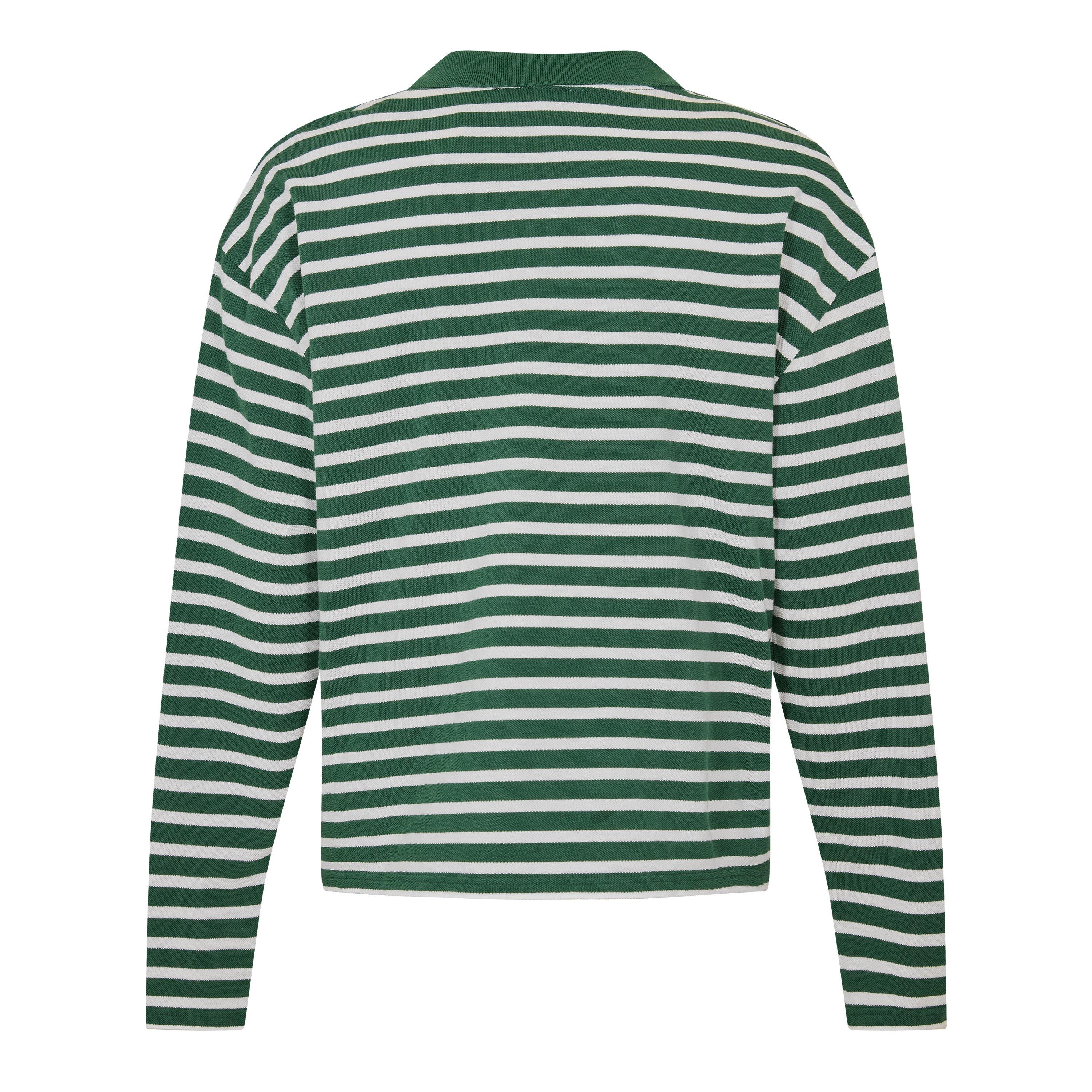 Forest/White - Summit - Men's Long Sleeve Polo Shirt - 2