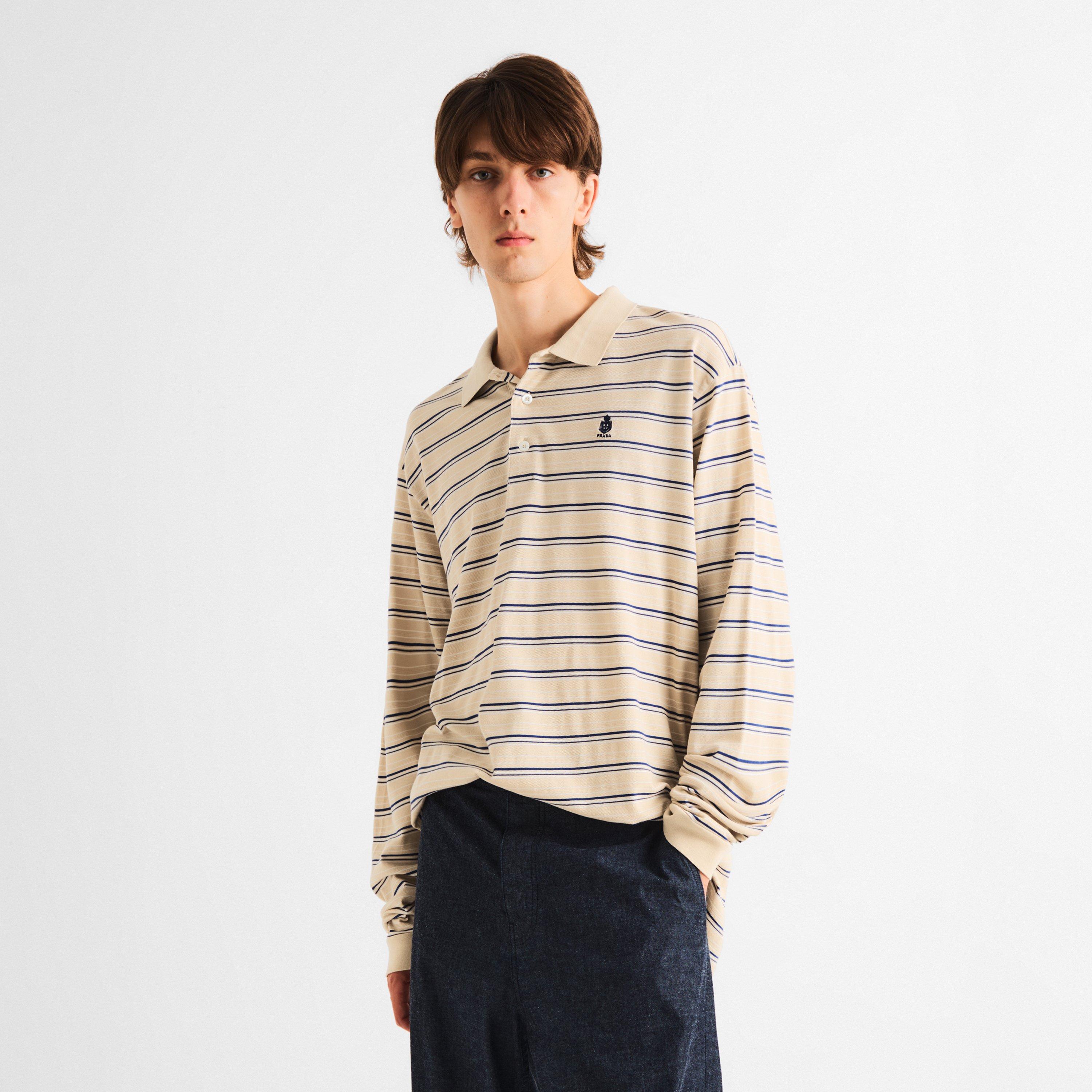 Deserto - Prada - Prada Stripe LS Polo Sn63 - 3
