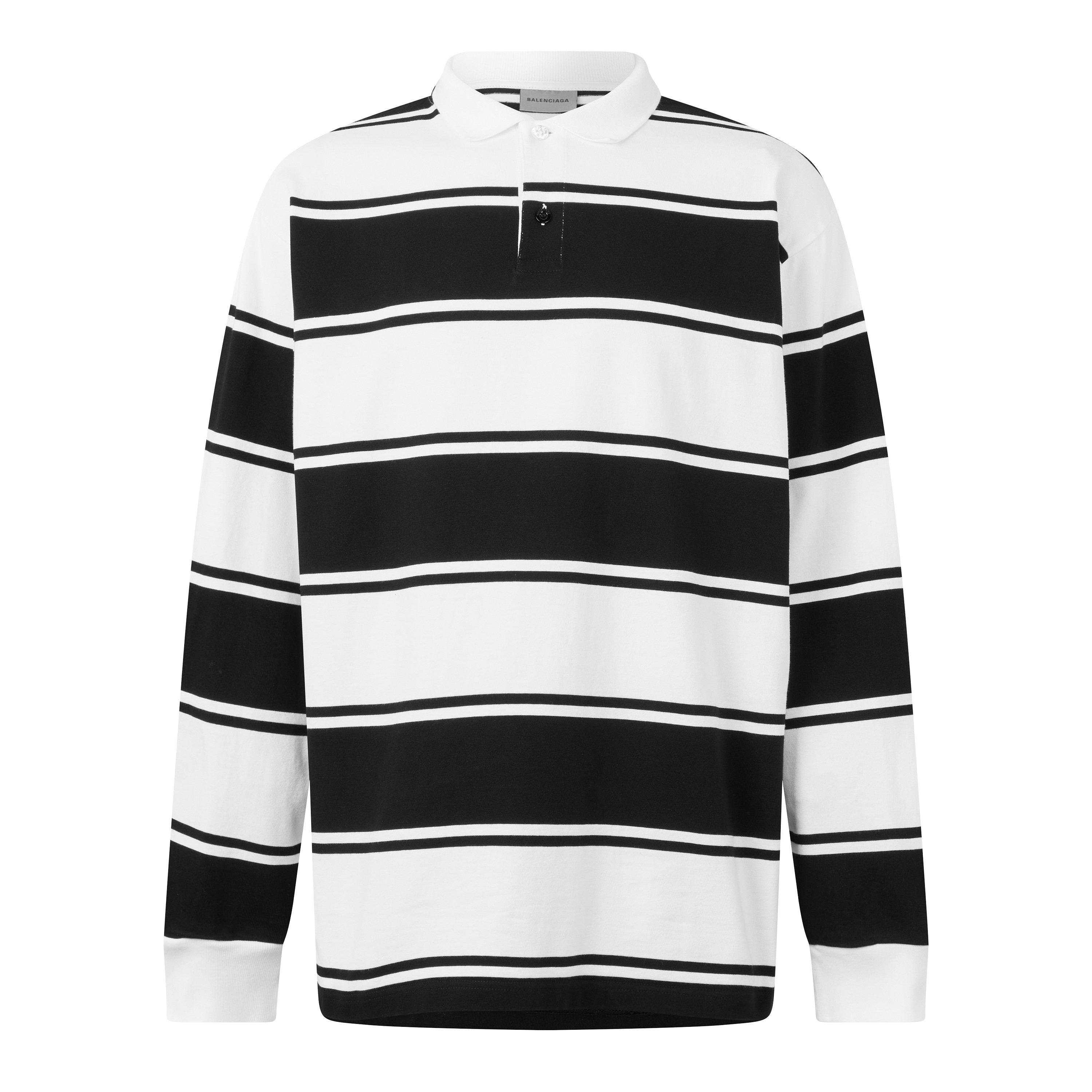 Black/White - Balenciaga - Bal Rugby Polo Sn64 - 1