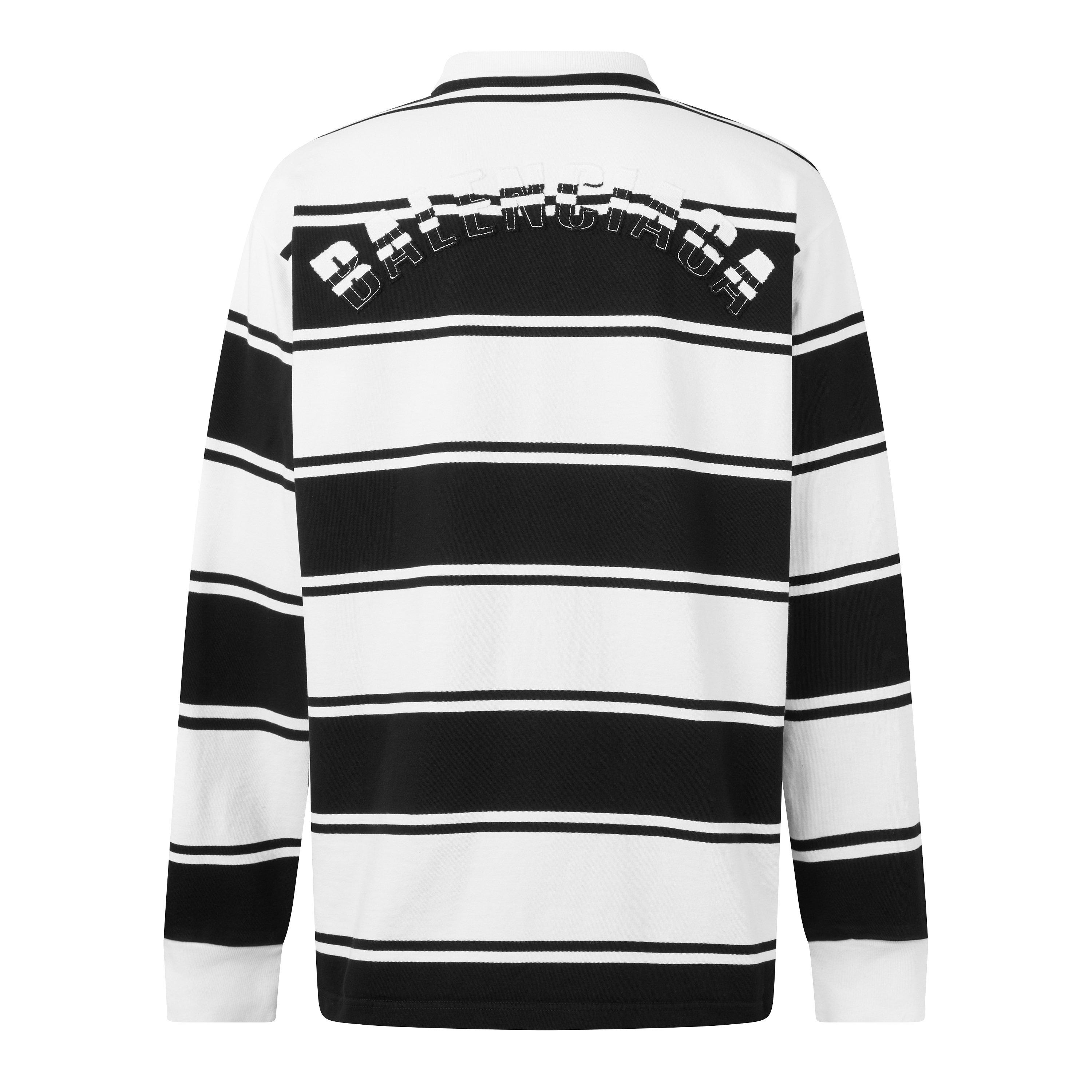 Black/White - Balenciaga - Bal Rugby Polo Sn64 - 2
