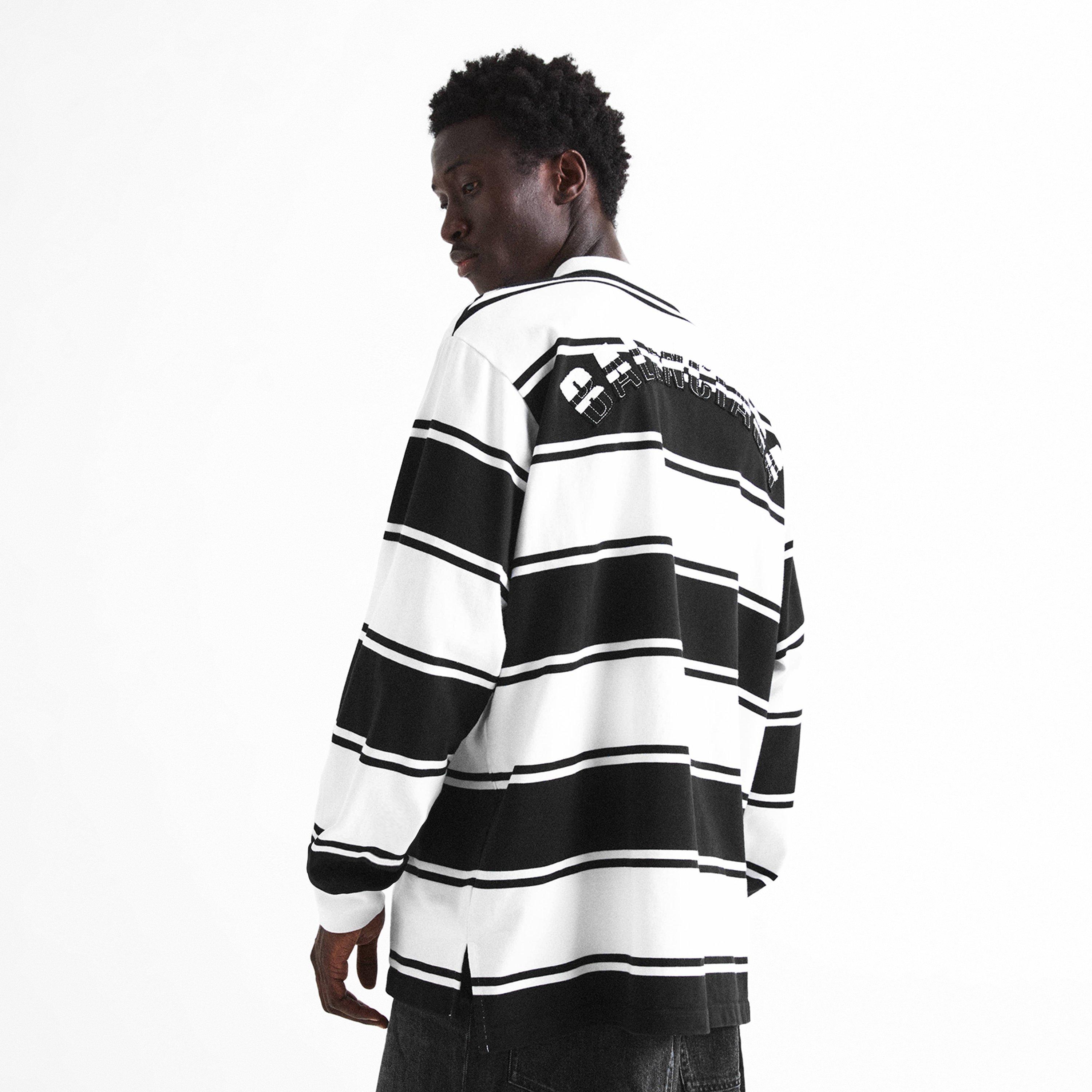 Black/White - Balenciaga - Bal Rugby Polo Sn64 - 4