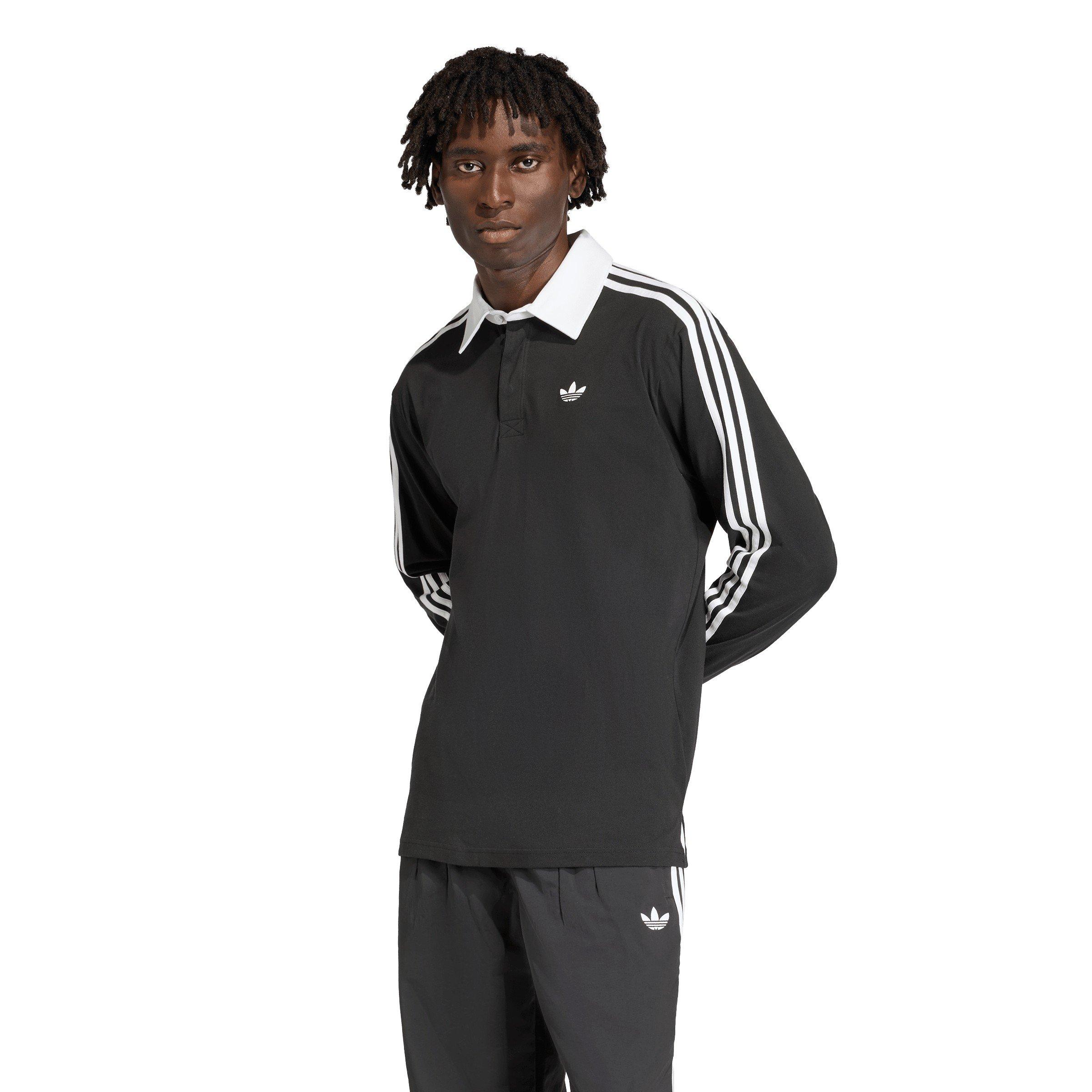 Black - adidas Originals - Adidas LS 3S Polo Sn64 - 2