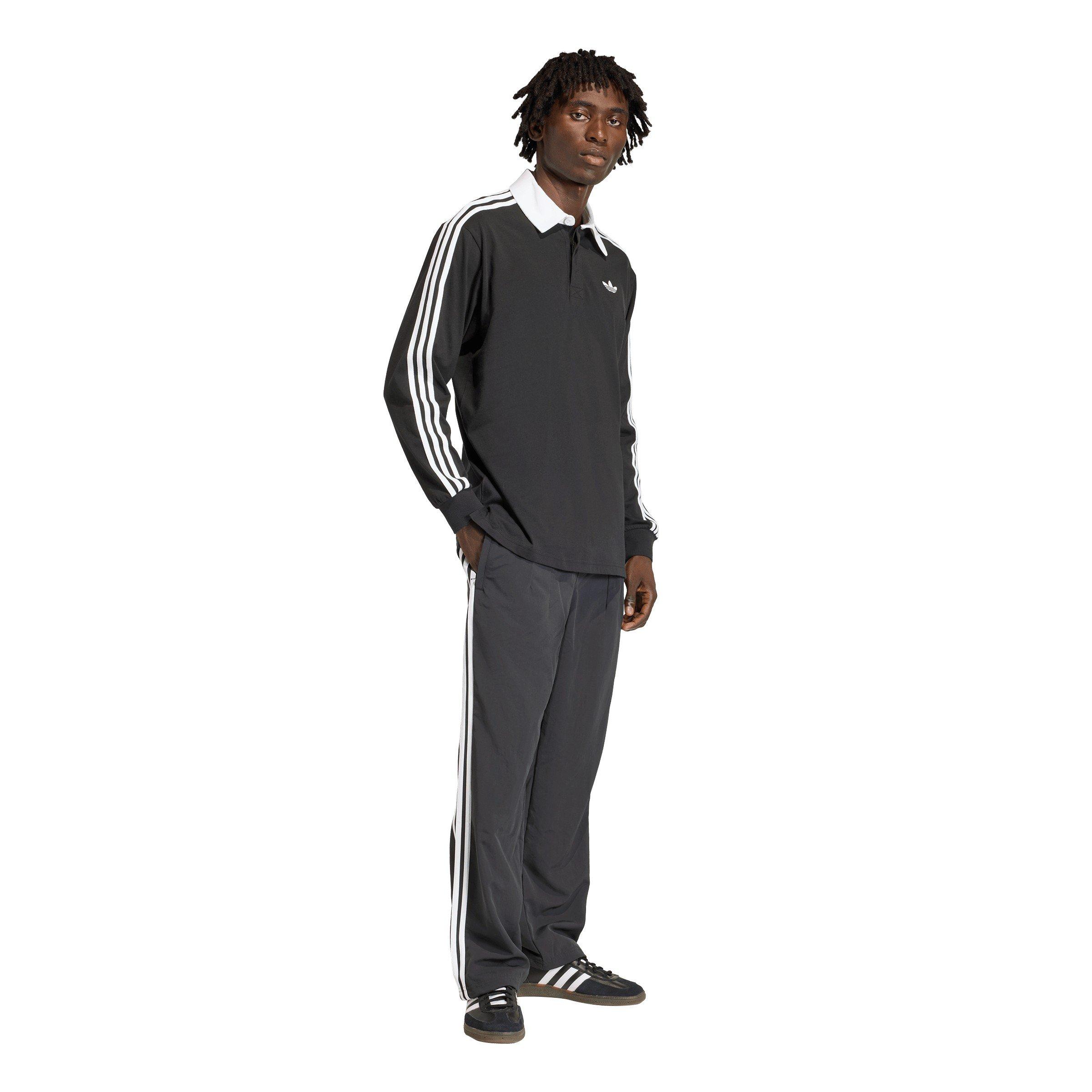 Black - adidas Originals - Adidas LS 3S Polo Sn64 - 6