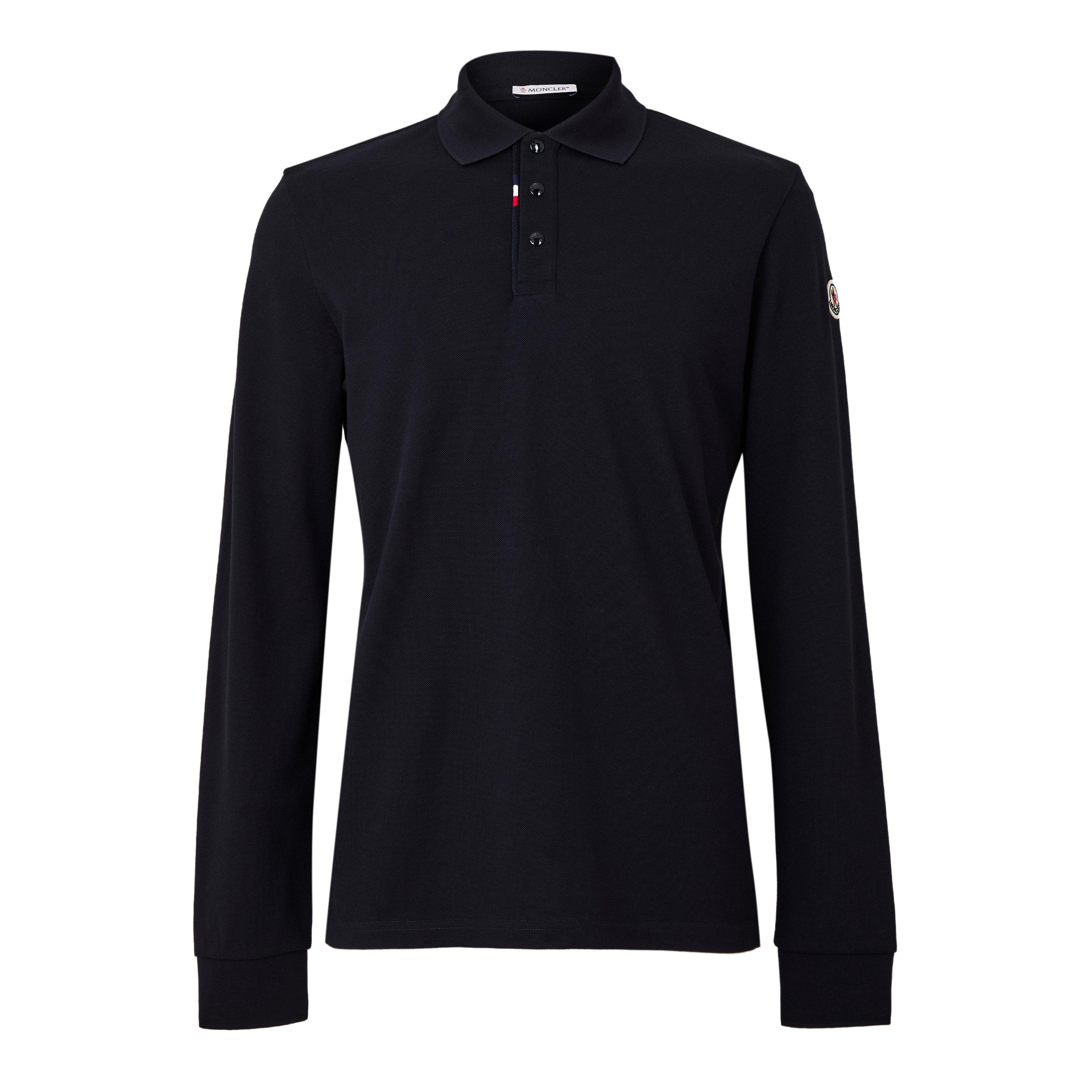 Moncler Moncler Tric LS Polo Sn64 - Navy 77X - L