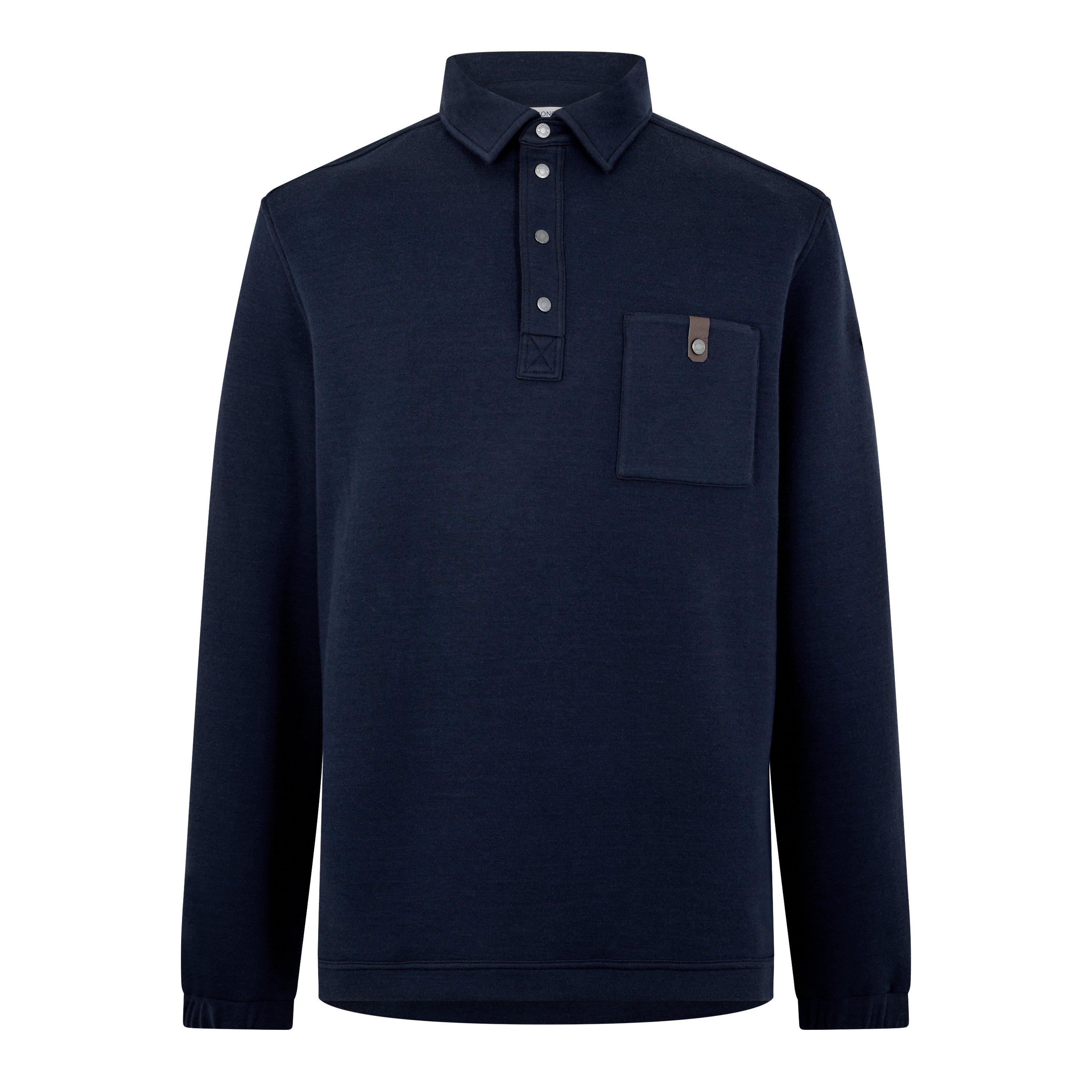 Navy 742 - Moncler - Moncler Edit LS Polo Sn64 - 1