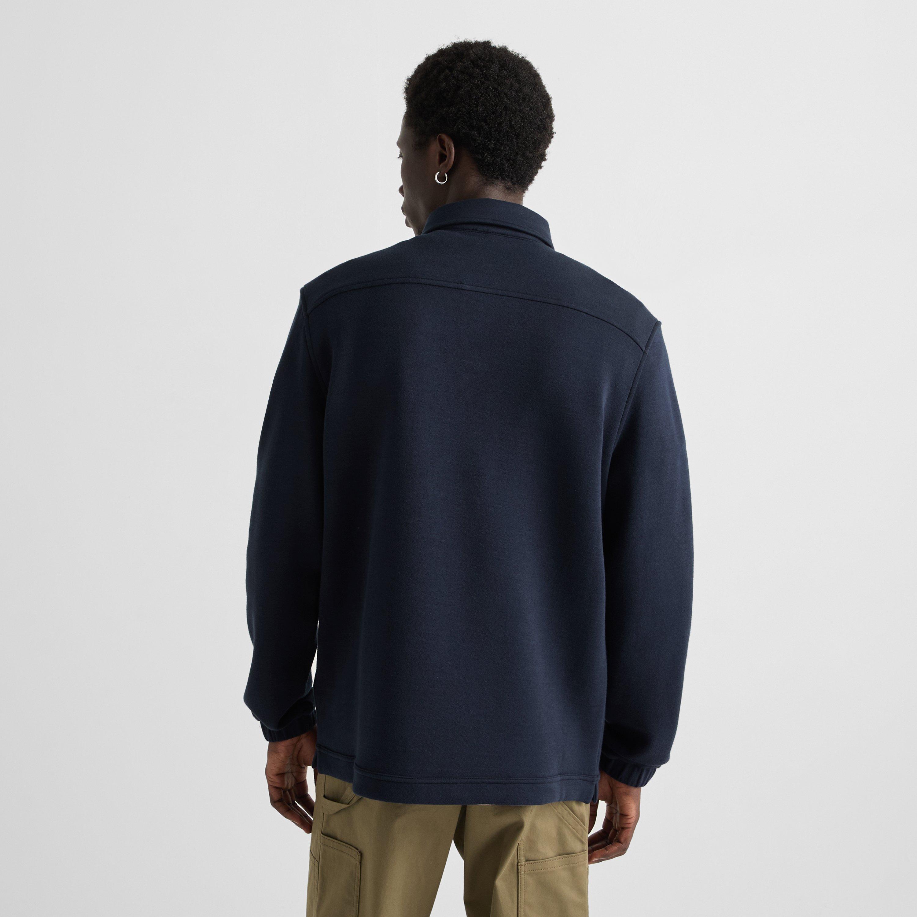 Navy 742 - Moncler - Men's Edit Long-Sleeve Cotton Polo Shirt - 4