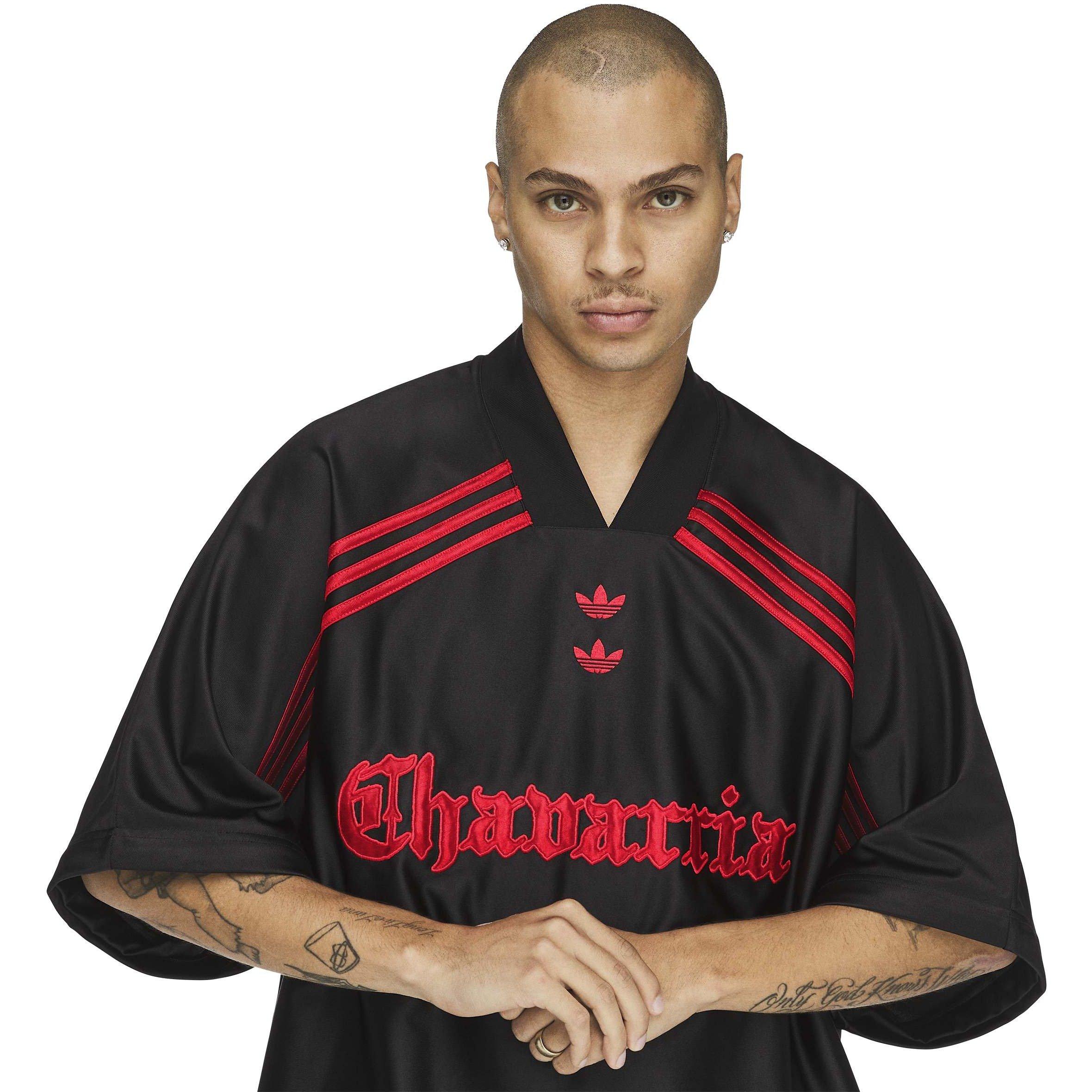 Black - adidas - Adidas Chavarria LS Sn64 - 5