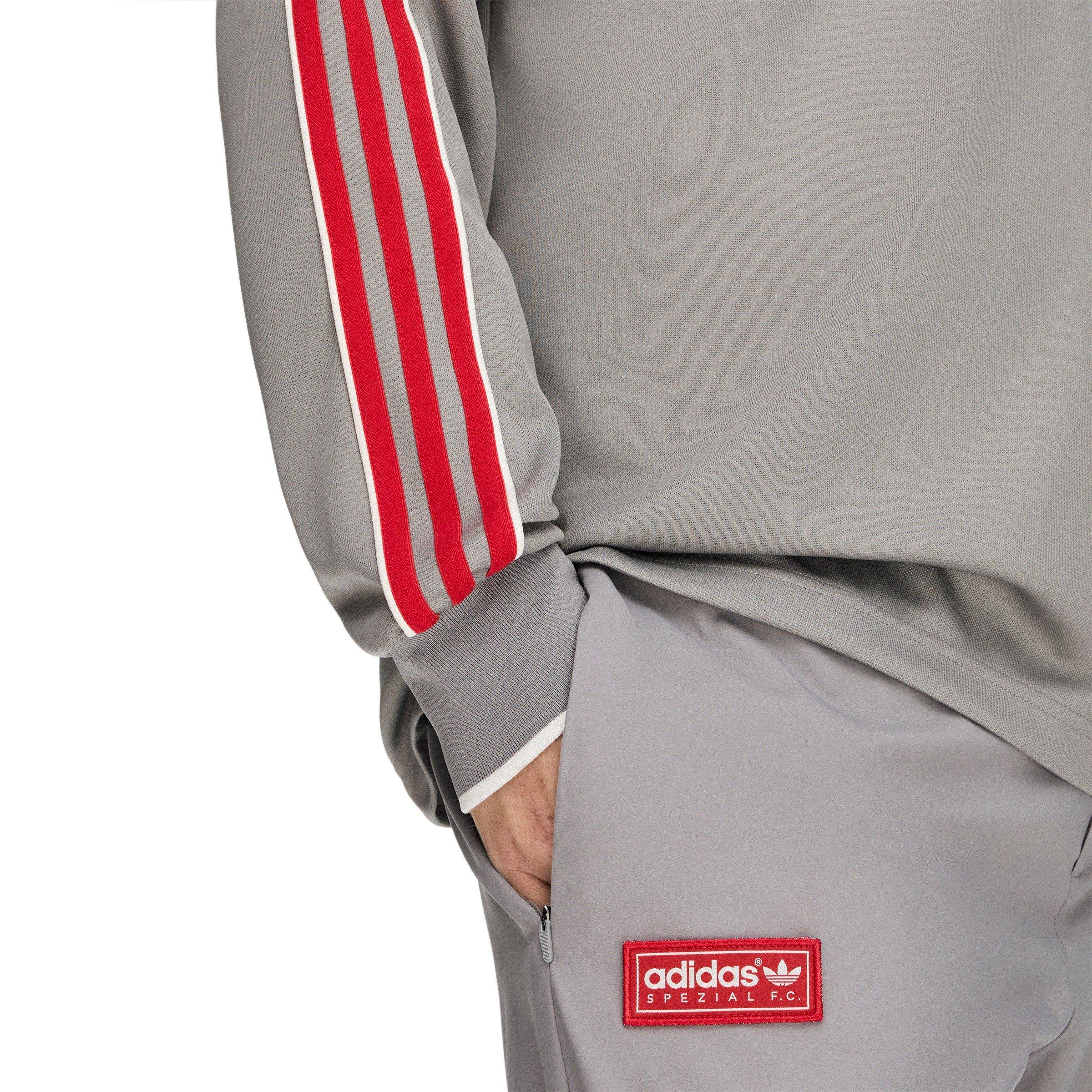 Dove Grey - adidas - Men's Liverpool FC Long-Sleeve Polo Shirt - 5