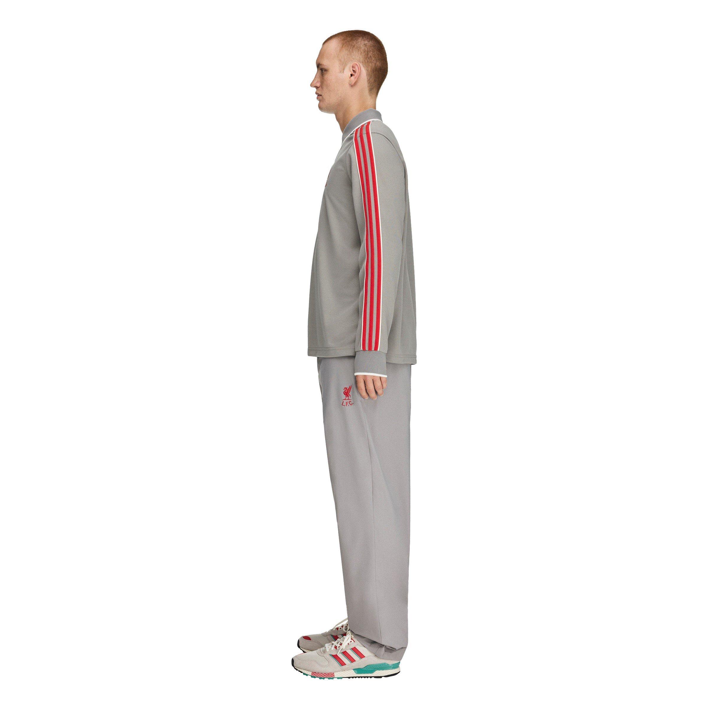 Dove Grey - adidas - Men's Liverpool FC Long-Sleeve Polo Shirt - 6