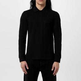 Saint Laurent Cotton Pique Polo Shirt