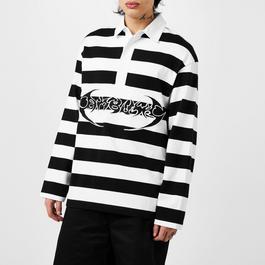 Ambush Striped Logo Polo Shirt