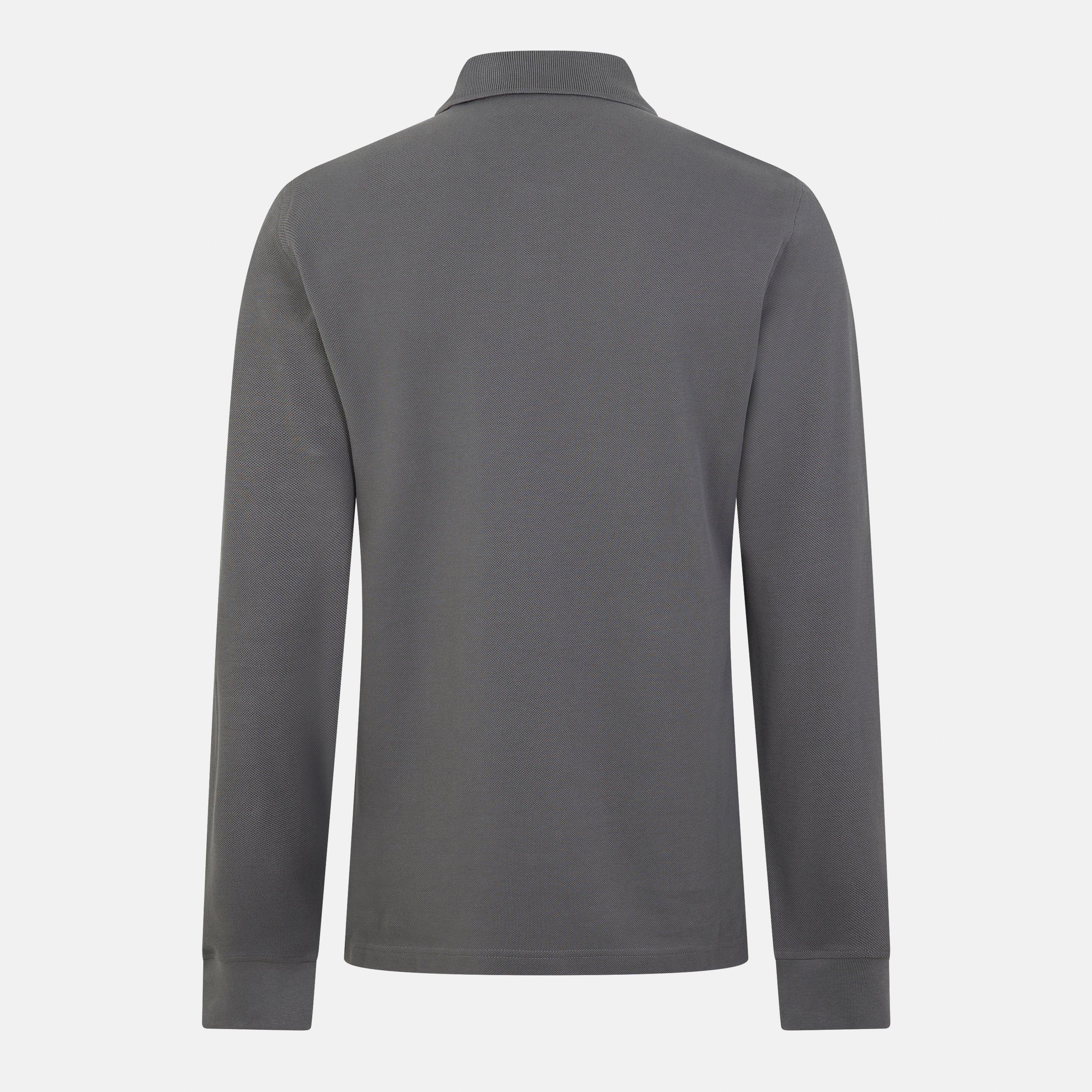 Tornado Grey - Belstaff - Long Sleeved Polo Shirt - 2