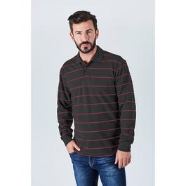 Harvey and Jones HJ Striped Polo Shirt Mens