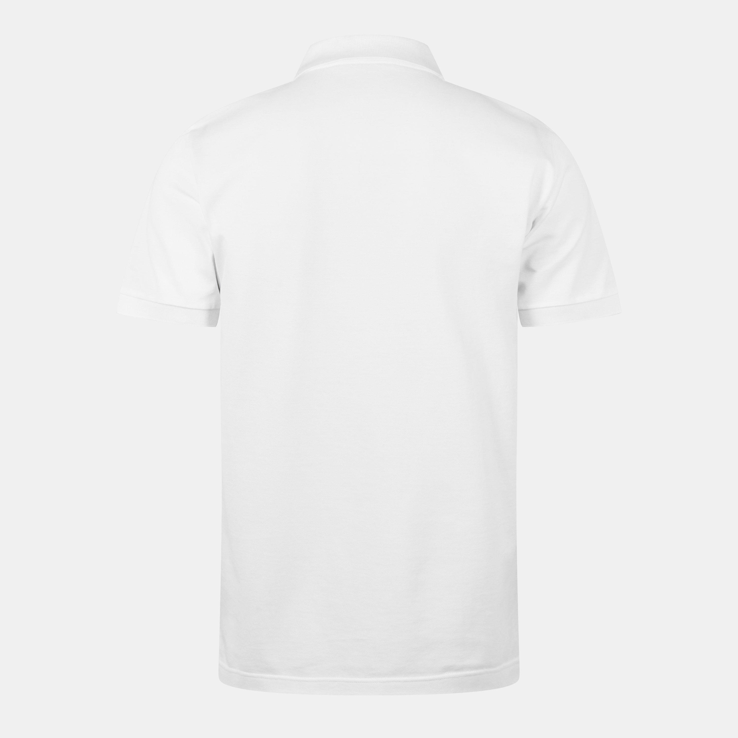 Bianco - Prada - Men'S Logo Cotton Pique Polo Shirt - 2