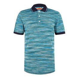 Missoni Short Sleeve Tipped Polo Shirt