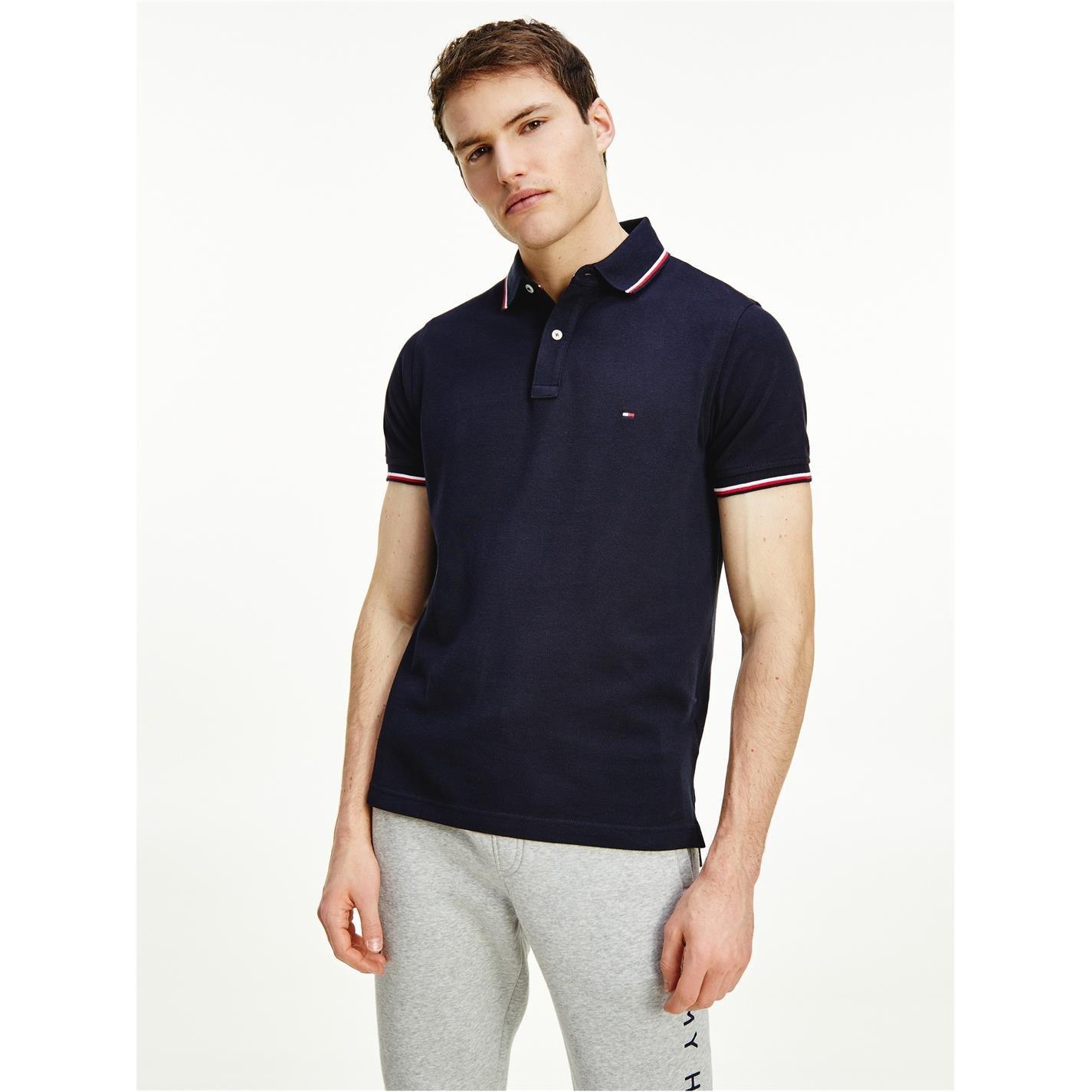 Cielo del deserto - Tommy Hilfiger - Core Tipped Slim Polo Shirt - 3