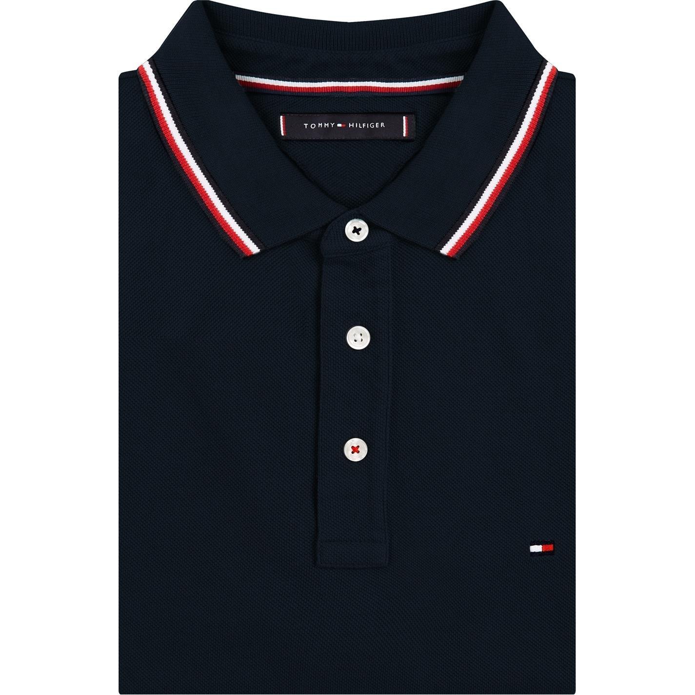 Cielo del deserto - Tommy Hilfiger - Core Tipped Slim Polo Shirt - 6