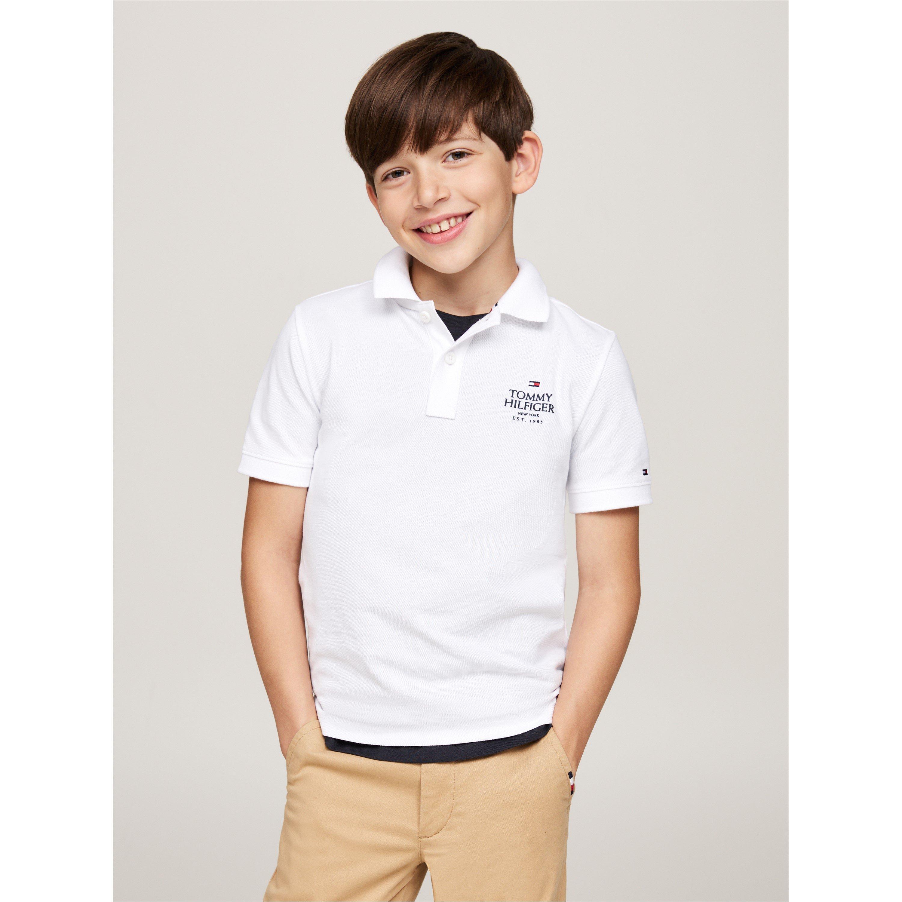 White YBS - Tommy Hilfiger - Short-sleeved polo Junior - 1