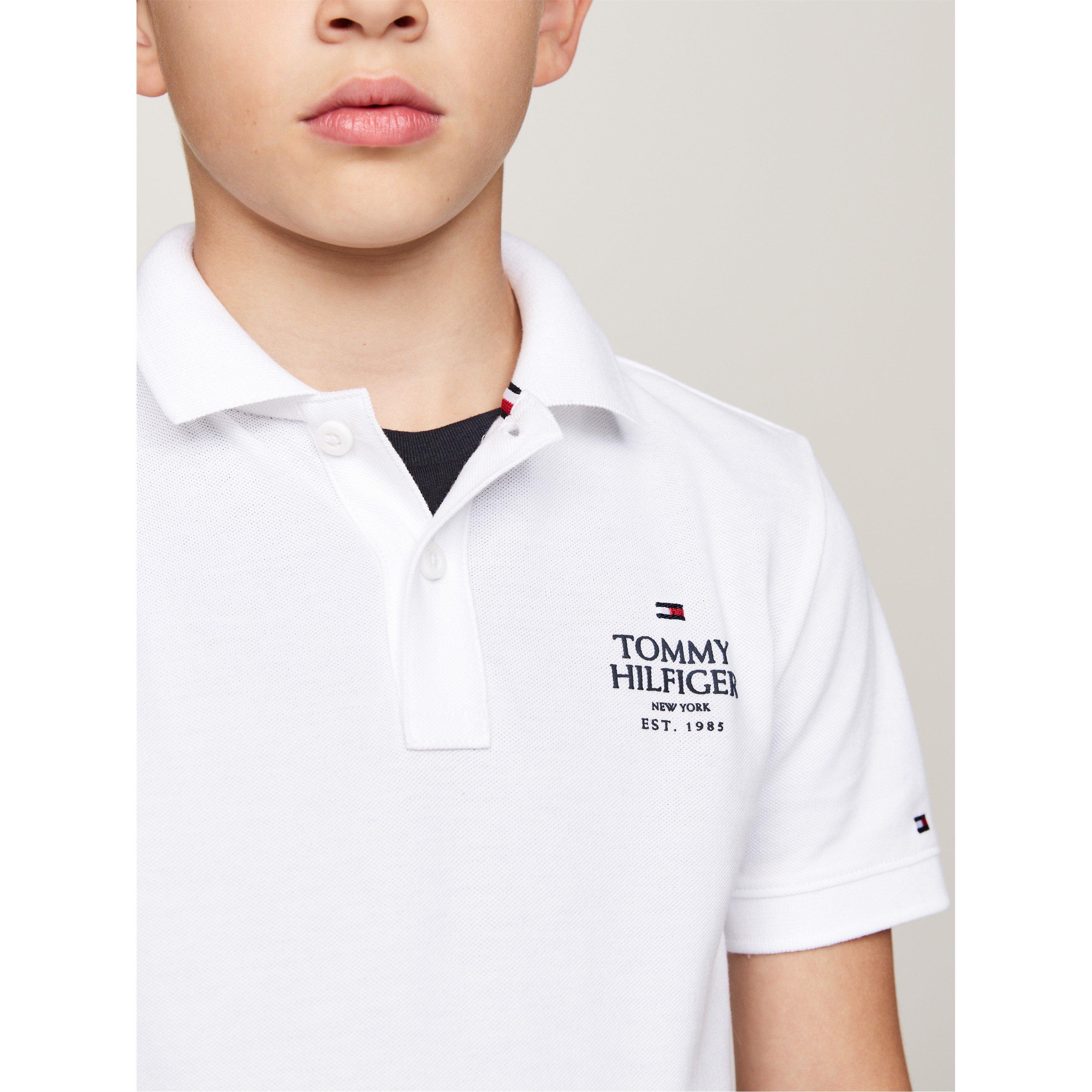 White YBS - Tommy Hilfiger - Short-sleeved polo Junior - 2