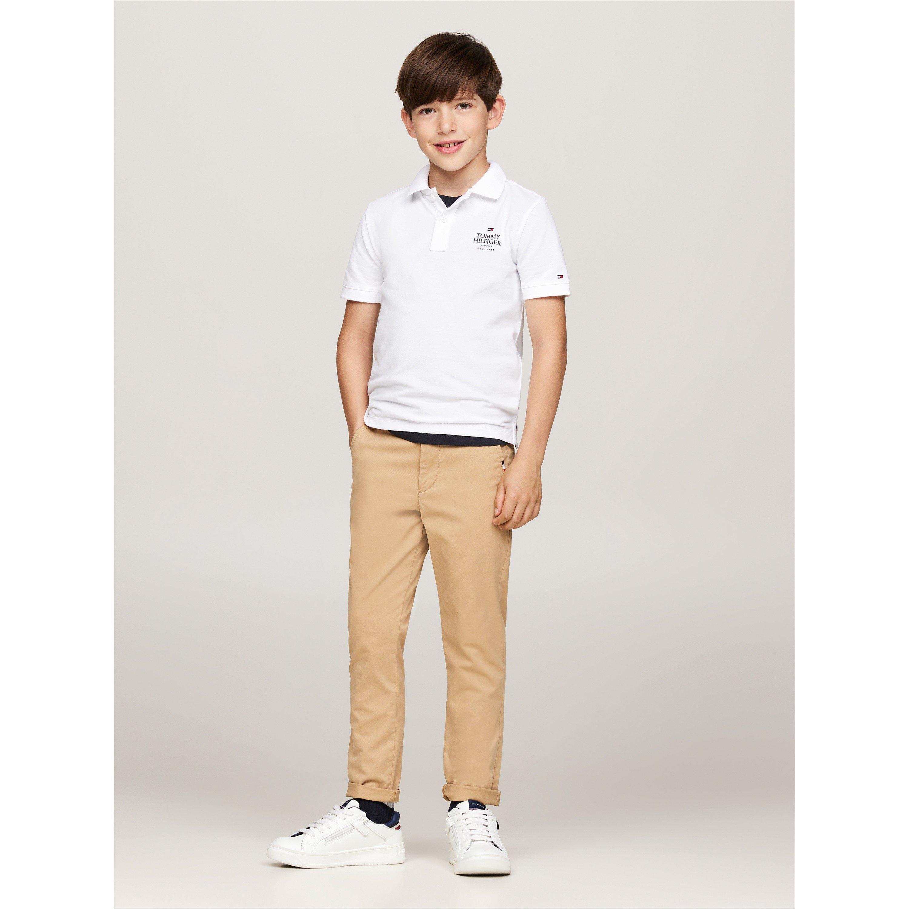 White YBS - Tommy Hilfiger - Short-sleeved polo Junior - 3