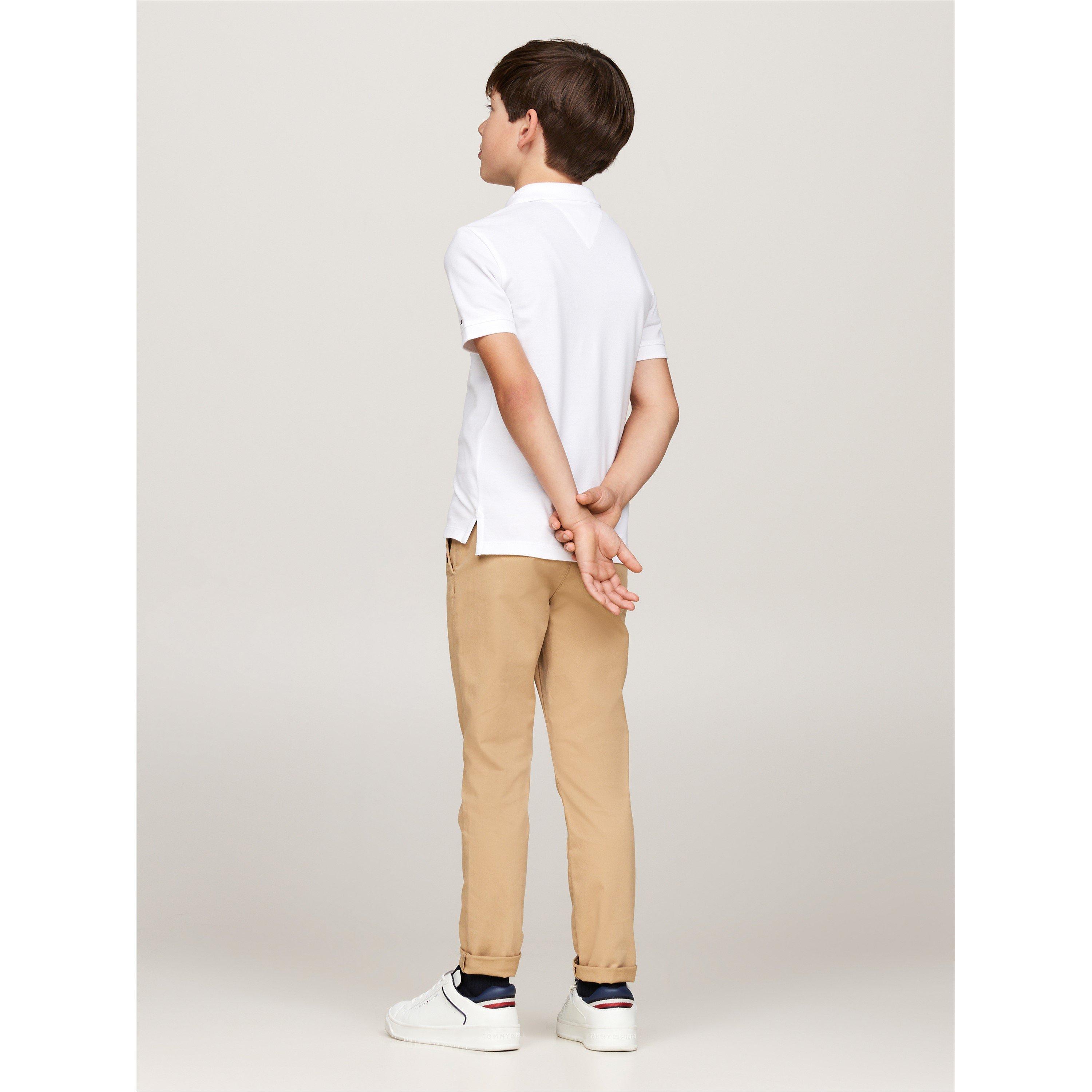 White YBS - Tommy Hilfiger - Short-sleeved polo Junior - 4