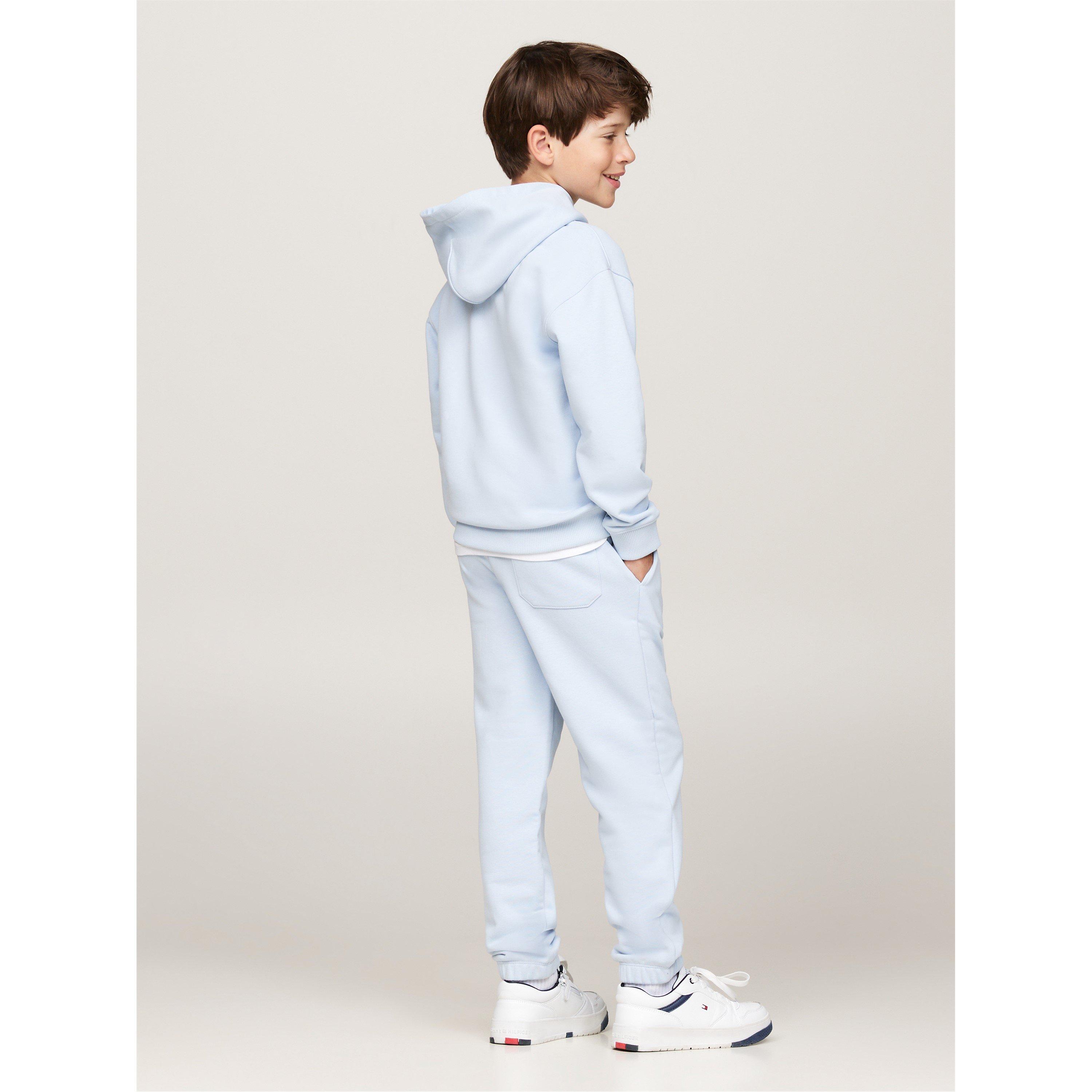 Breezy Blue C1O - Tommy Hilfiger - Pull Over Hoodie Juniors - 4