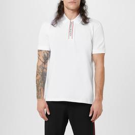 Alexander McQueen Tape Button Polo Shirt